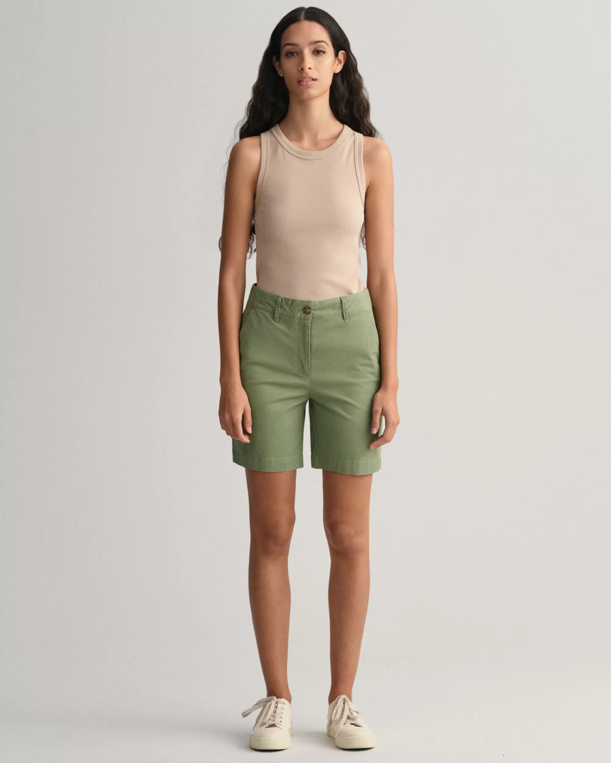 Shortsit^GANT Chinoshortsit Oil Green