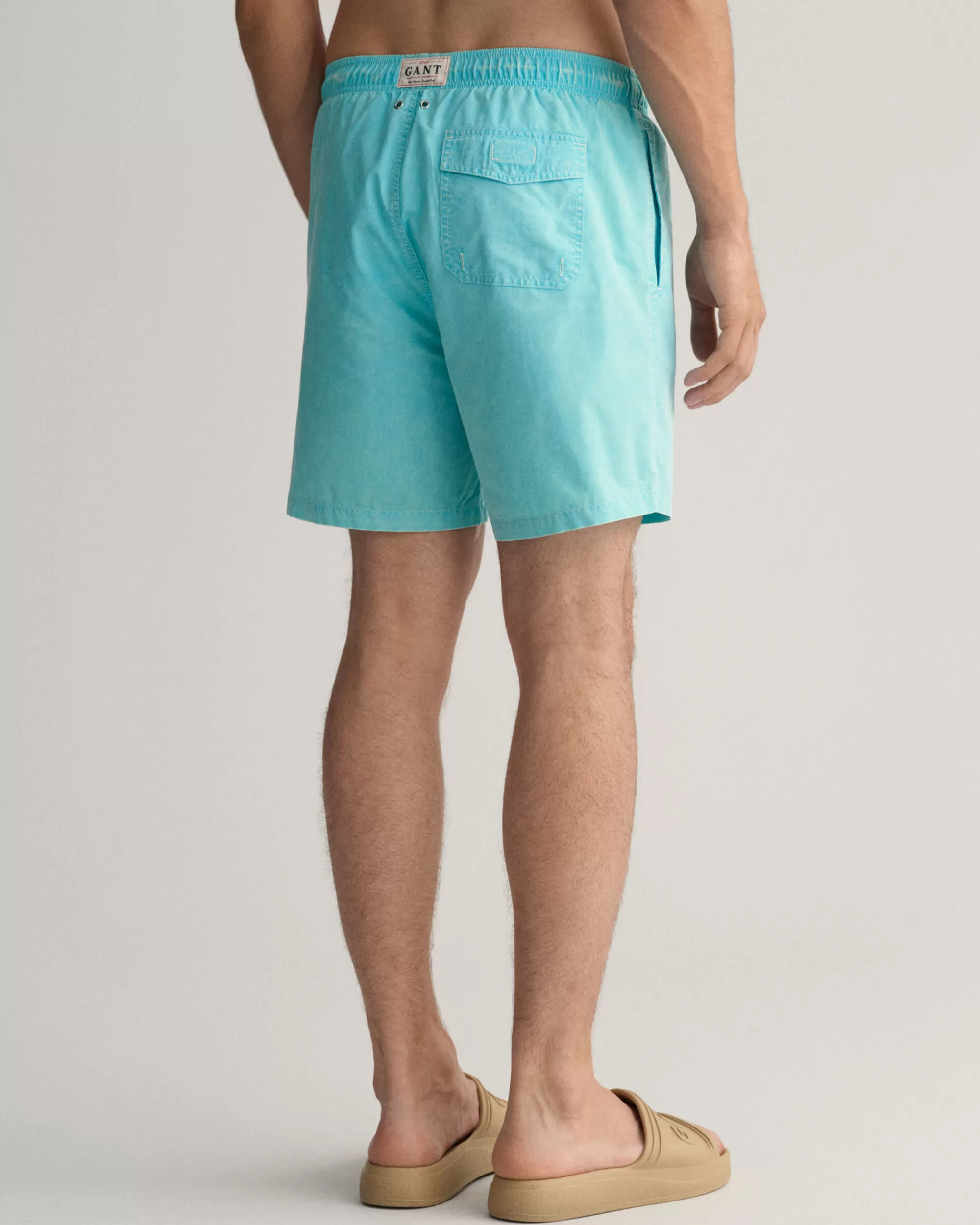 Uimahousut^GANT Classic Fit ‑Mitoitetut Sunfaded-Uimashortsit Light Aqua