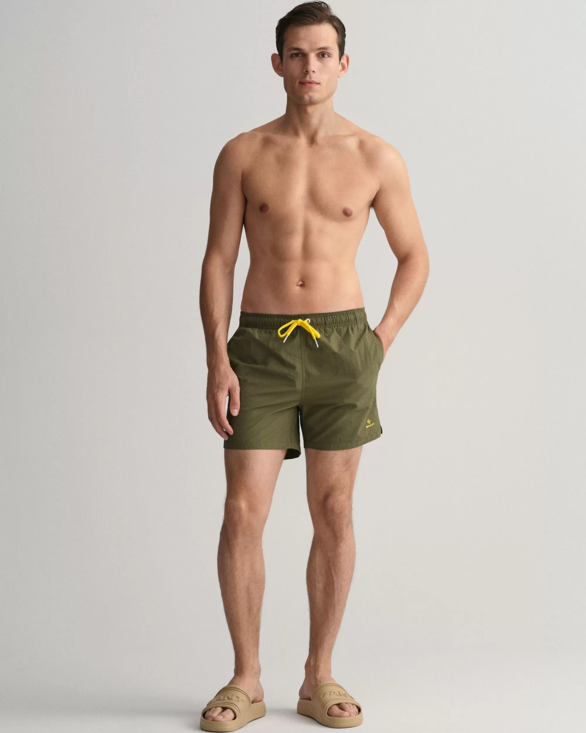 Uimahousut^GANT Classic Fit ‑Mitoitetut Uimashortsit Racing Green