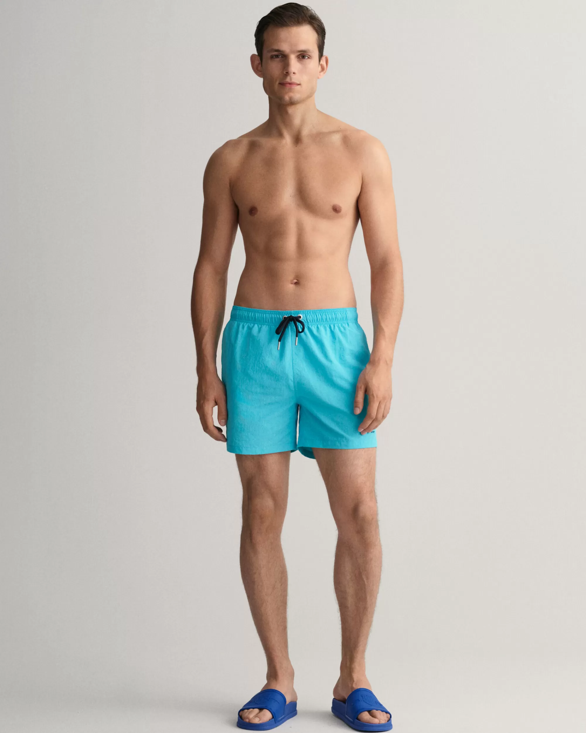 Uimahousut^GANT Classic Fit ‑Mitoitetut Uimashortsit Light Aqua