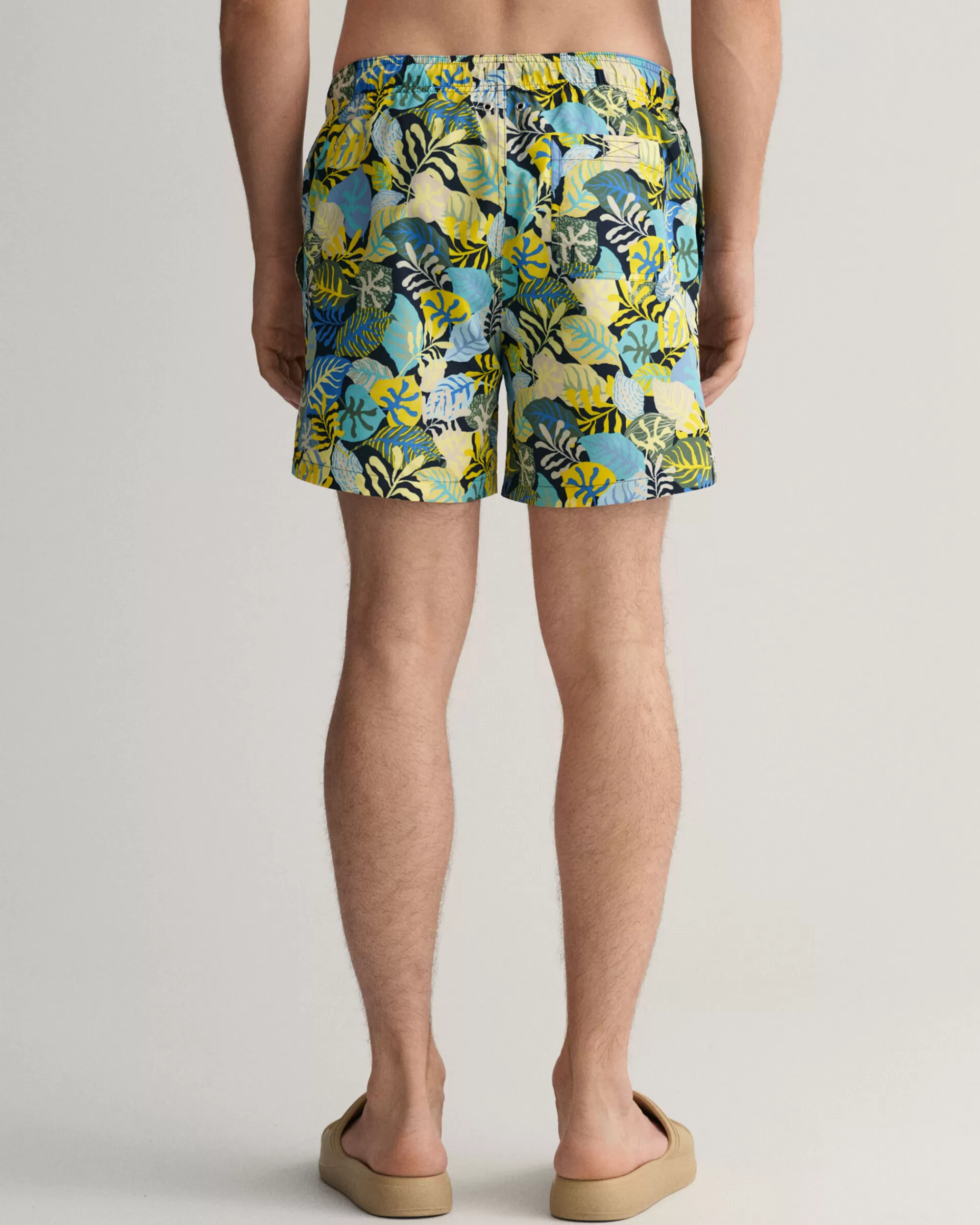 Uimahousut^GANT Classic Fit ‑Mitoitetut Uimashortsit Trooppisella Printtikuosilla Marine