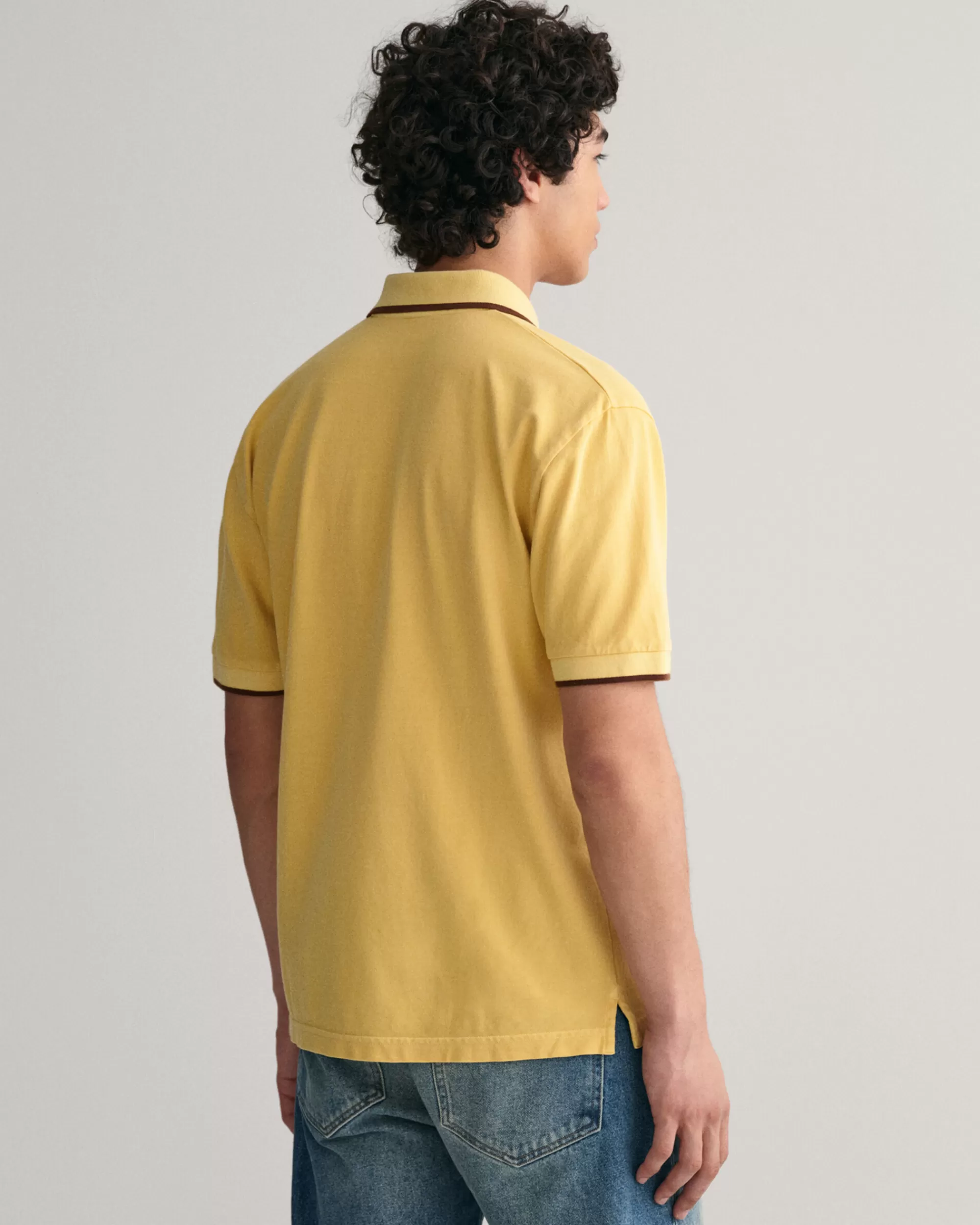 Pikeepaidat^GANT Usa -Pikeepaita Light Mustard Yellow