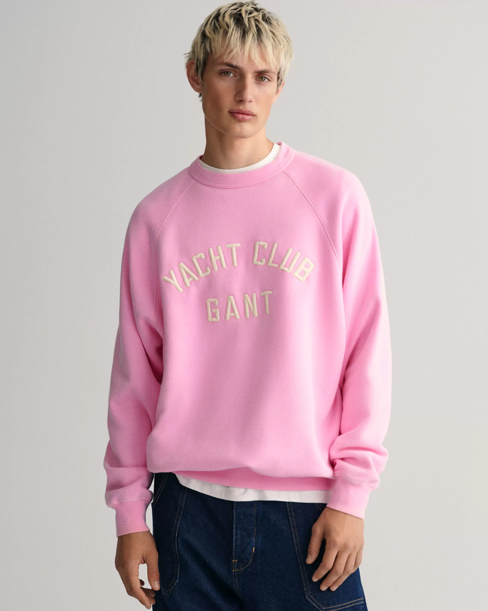 Hupparit & Collegepaidat^GANT Yacht Club -Collegepaita Jossa Pyorea Paantie Bright Pink