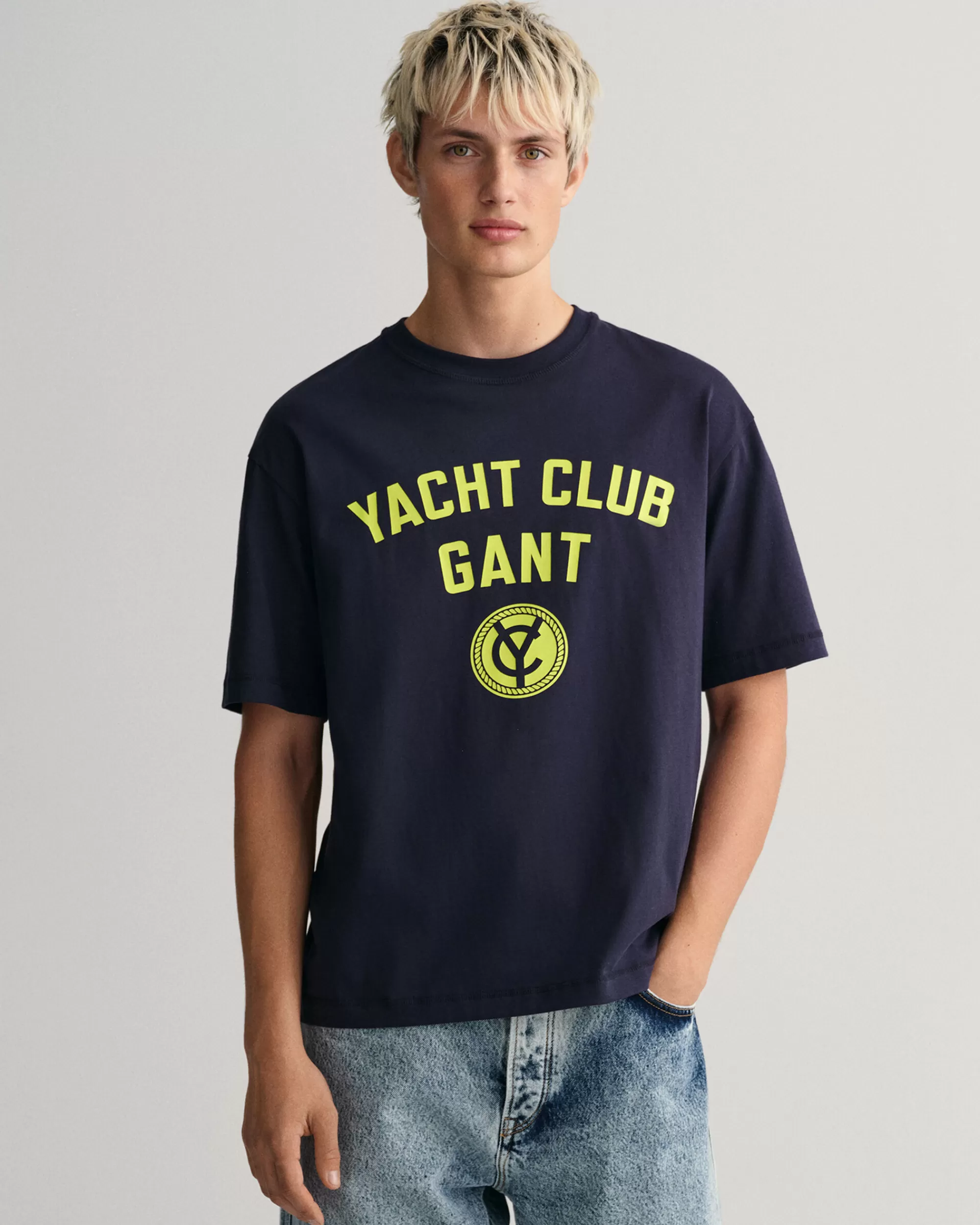 T-Paidat^GANT Yacht Club -T-Paita Evening Blue