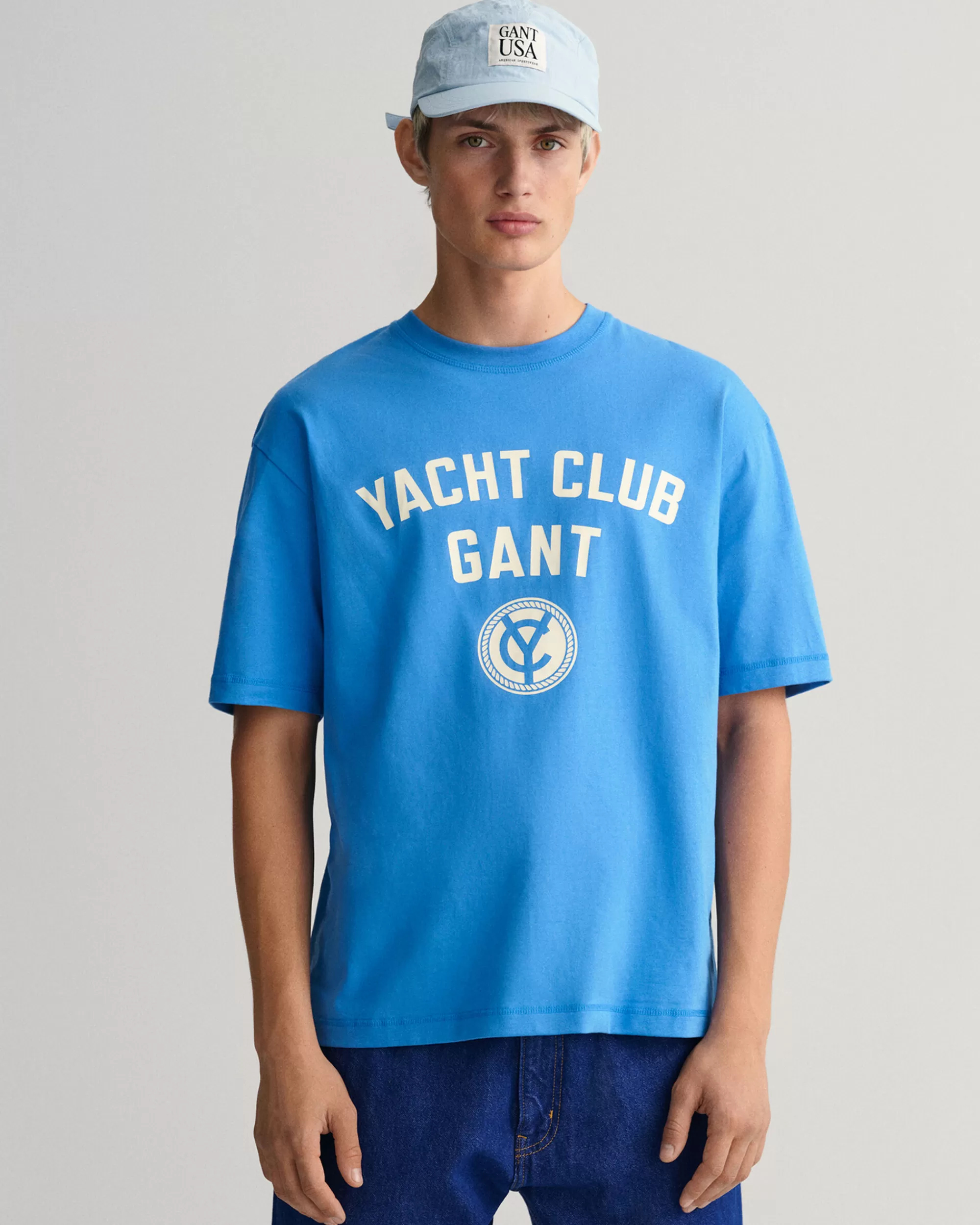 T-Paidat^GANT Yacht Club -T-Paita Day Blue