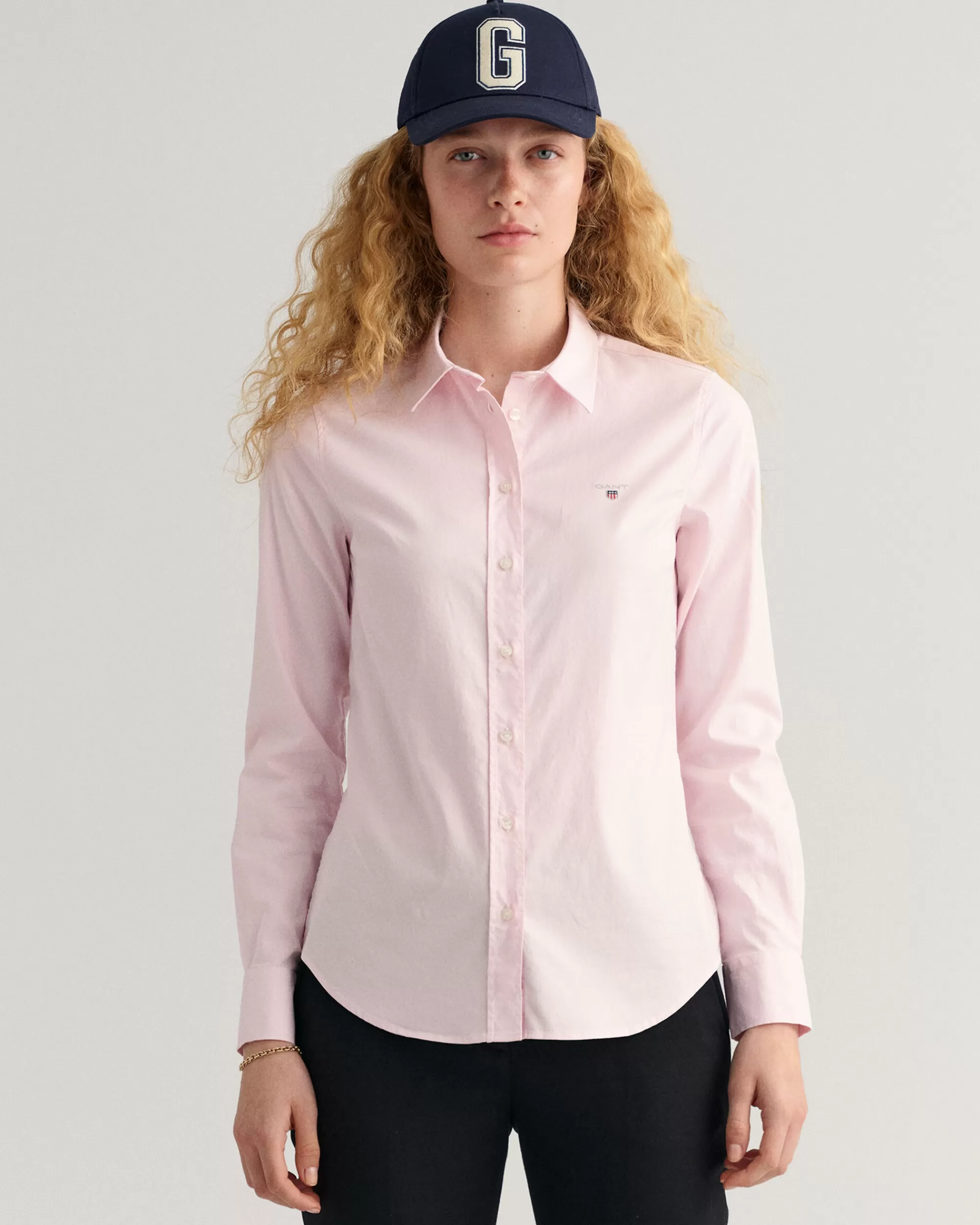 Paidat^GANT Joustava Oxford-Paita Light Pink