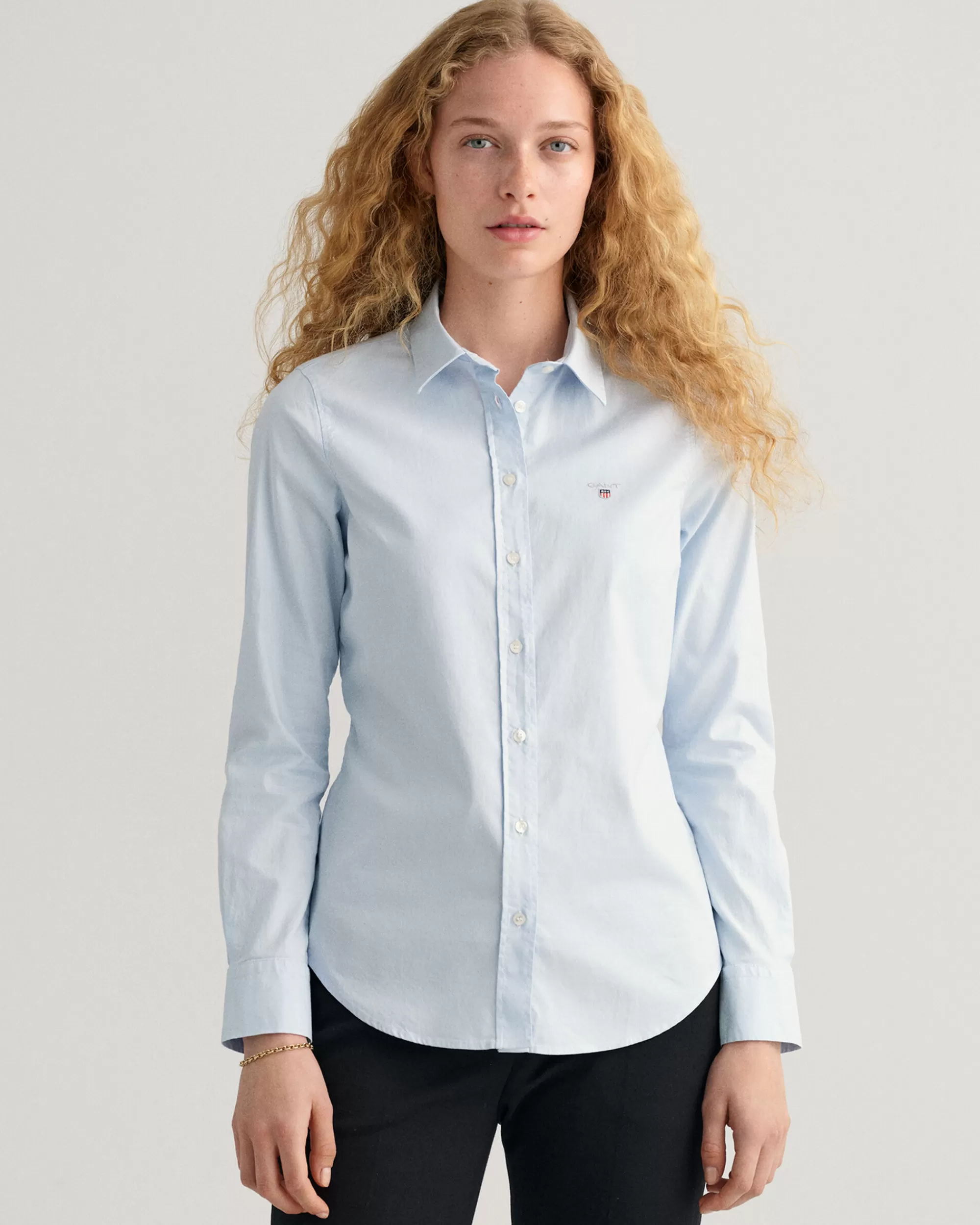 Paidat^GANT Joustava Oxford-Paita Light Blue