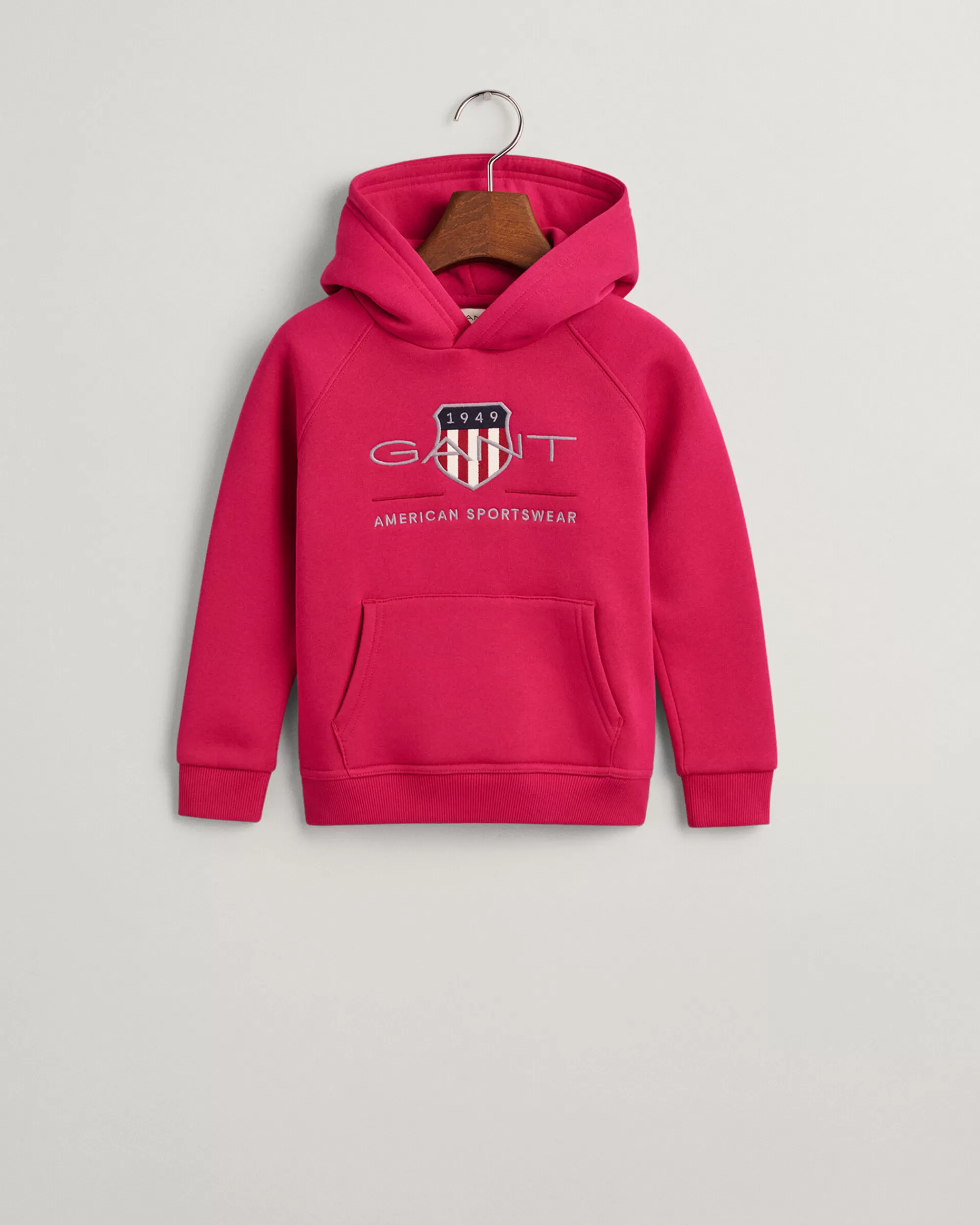 Collegepaidat & Hupparit^GANT Kids-Malliston Archive Shield ‑Huppari Deep Fuchsia