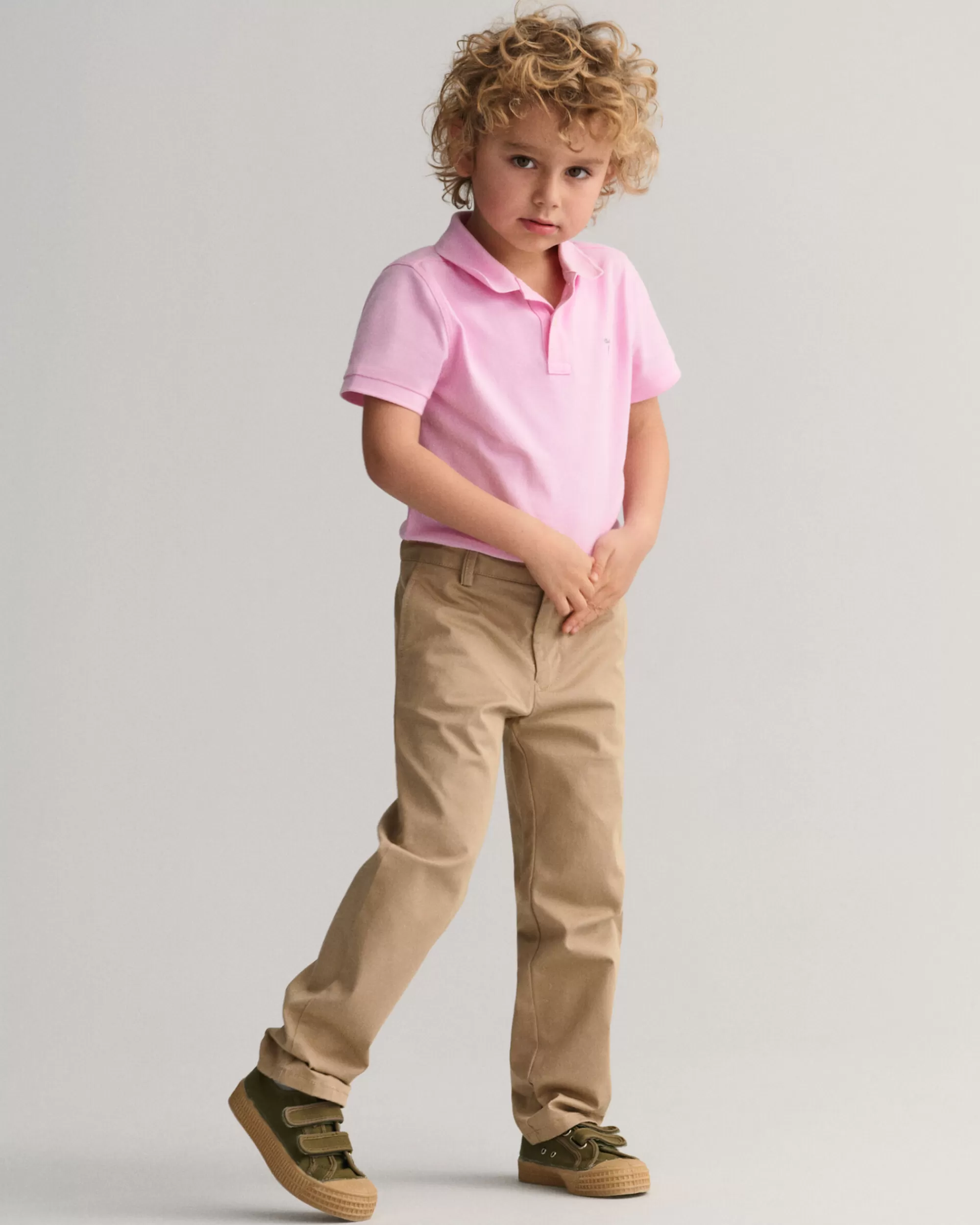 Housut^GANT Kids-Malliston Chinohousut Dark Khaki