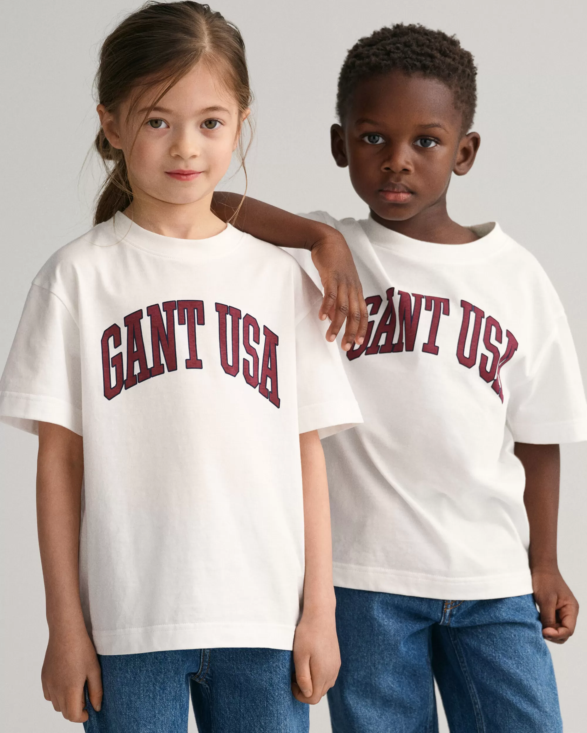 T-Paidat & Pikeet^GANT Kids-Malliston Usa -T-Paita White