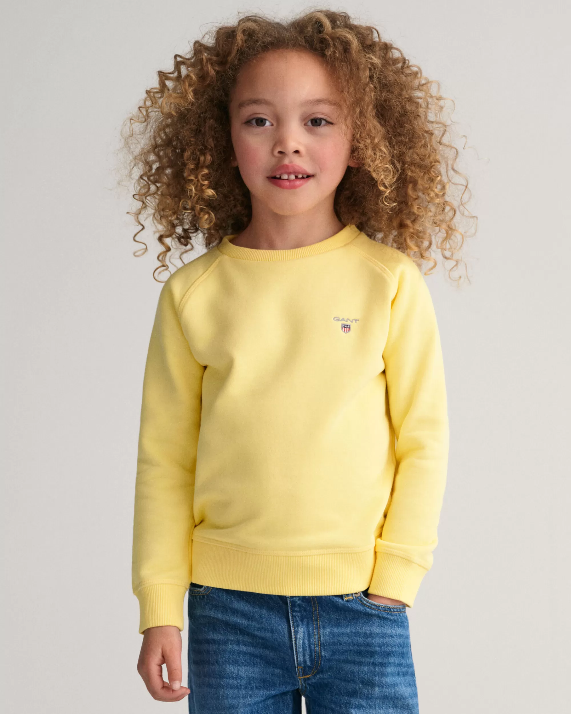 Collegepaidat & Hupparit^GANT Kids-Malliston Original-Collegepaita Lemon