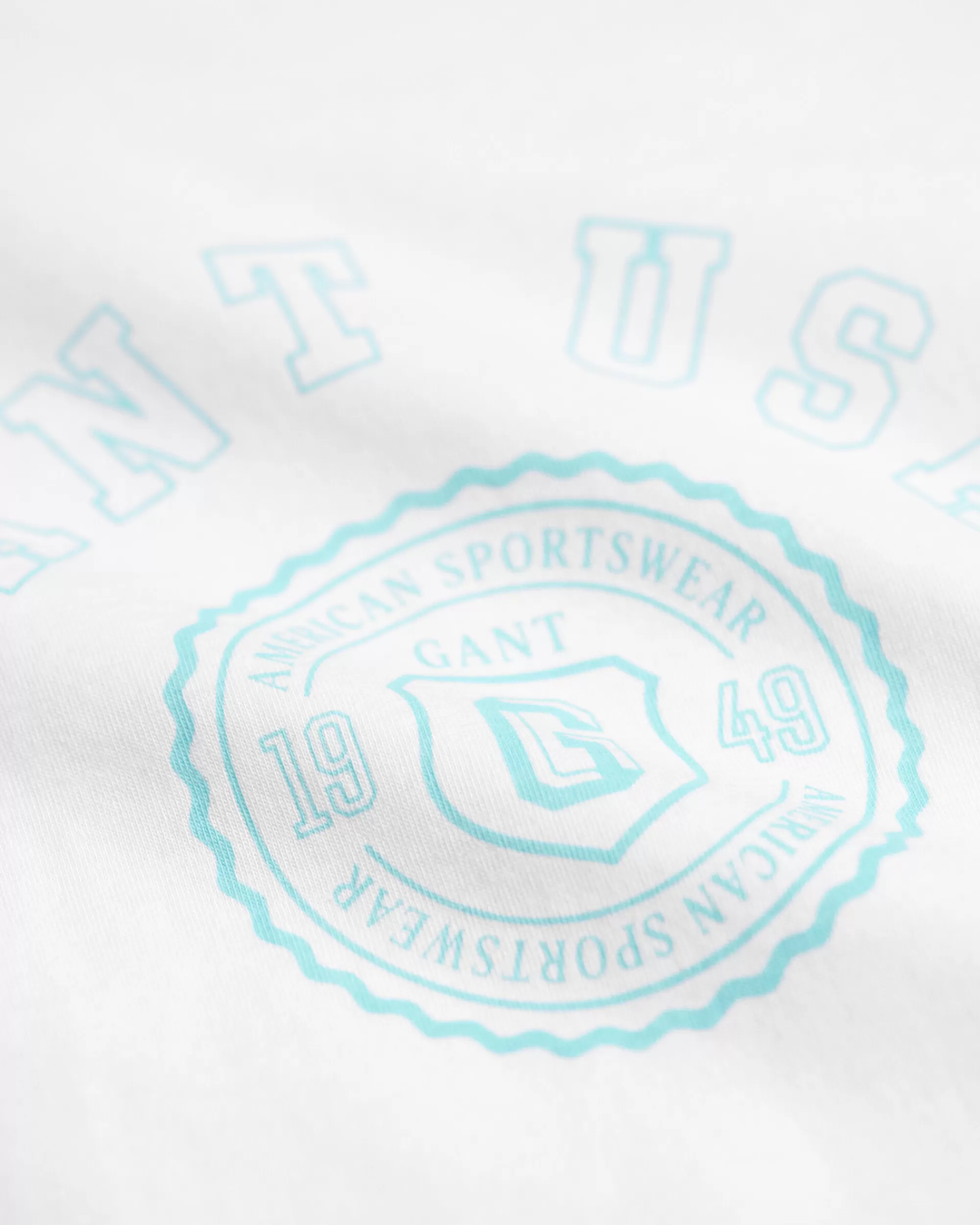 T-Paidat & Pikeet^GANT Kids-Malliston Oversized Fit -Mitoitettu Usa -T-Paita White