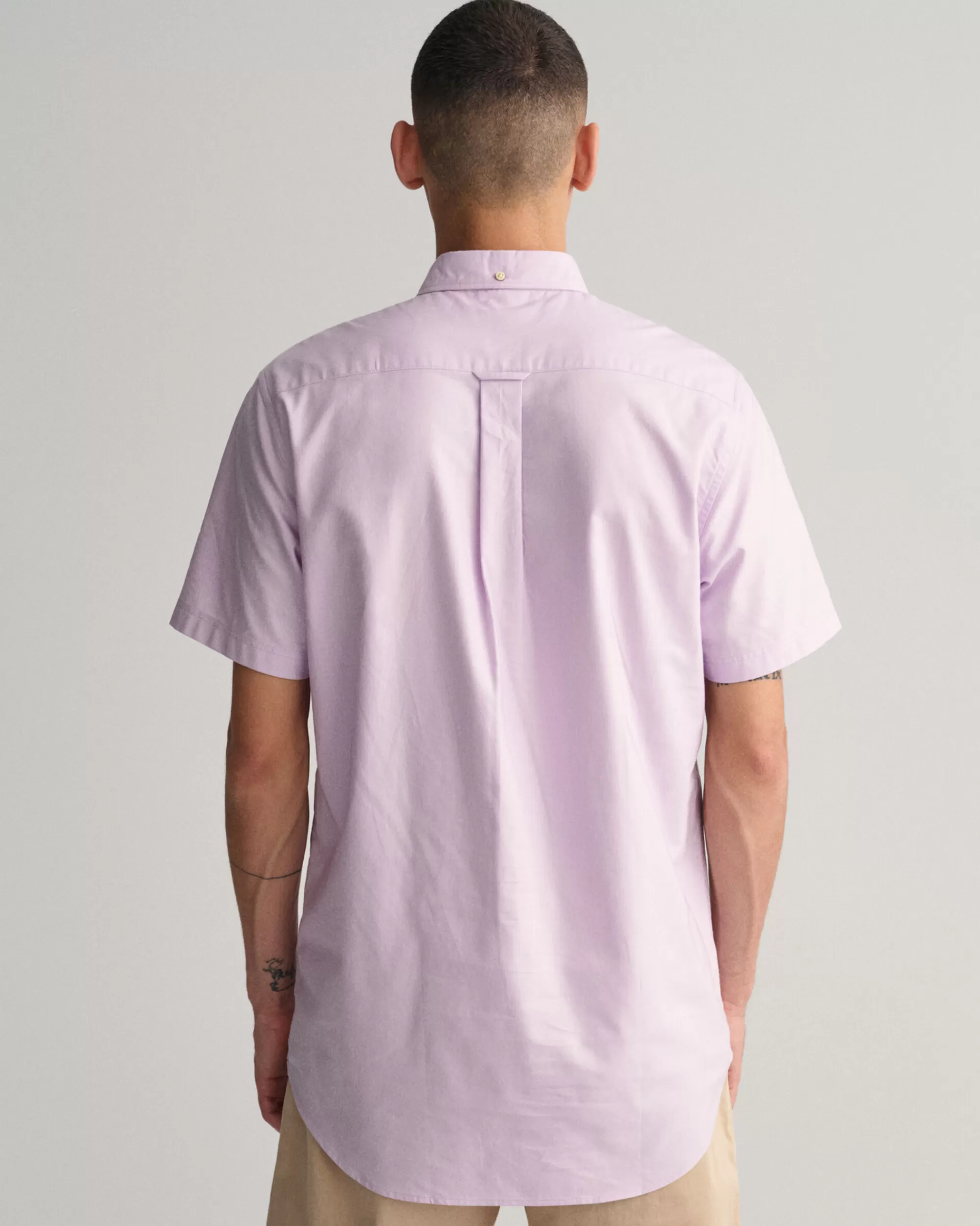 Paidat^GANT Lyhythihainen Regular Fit ‑Mitoitettu Oxford-Paita Soothing Lilac