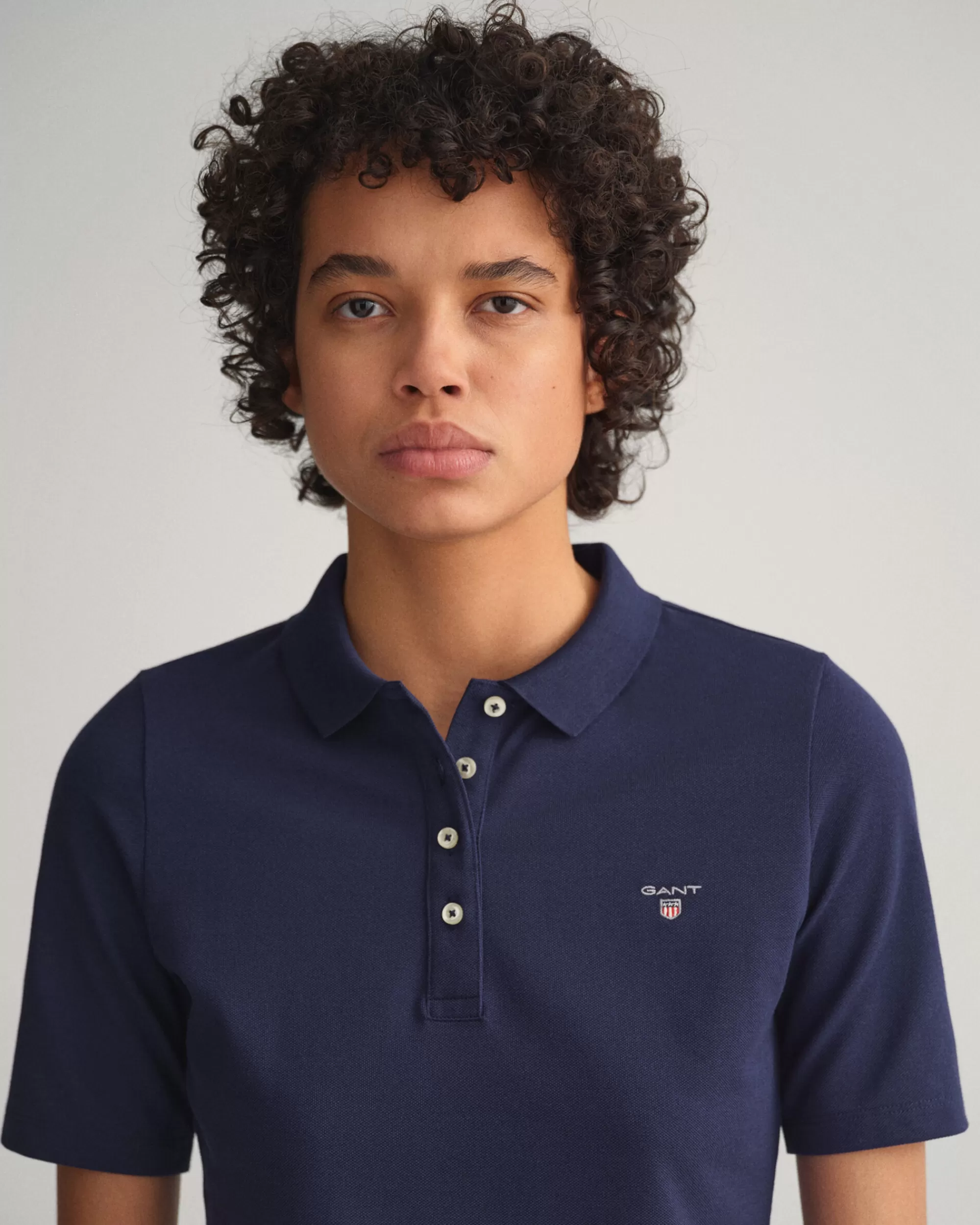 Pikeepaidat^GANT Original-Pikeepaita Hieman Tavallista Pidemmilla T‑Paitahihoilla Evening Blue