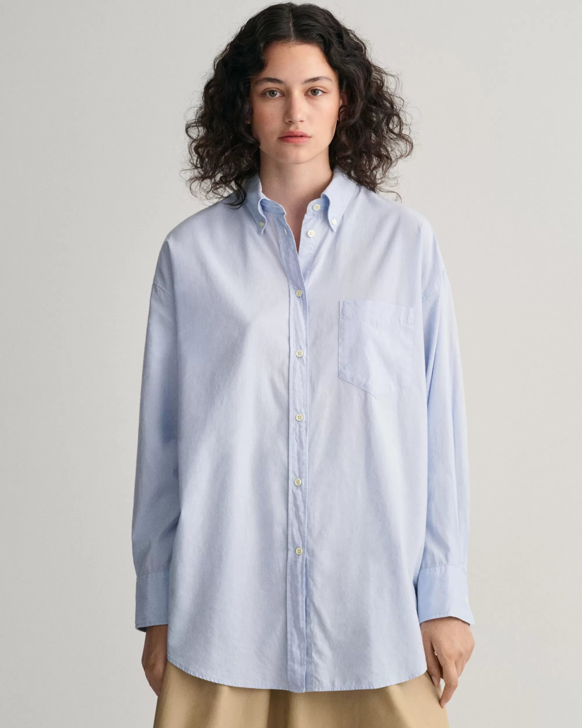 Paidat^GANT Oversized Fit ‑Mitoitettu Luxury-Oxford-Paita Hamptons Blue