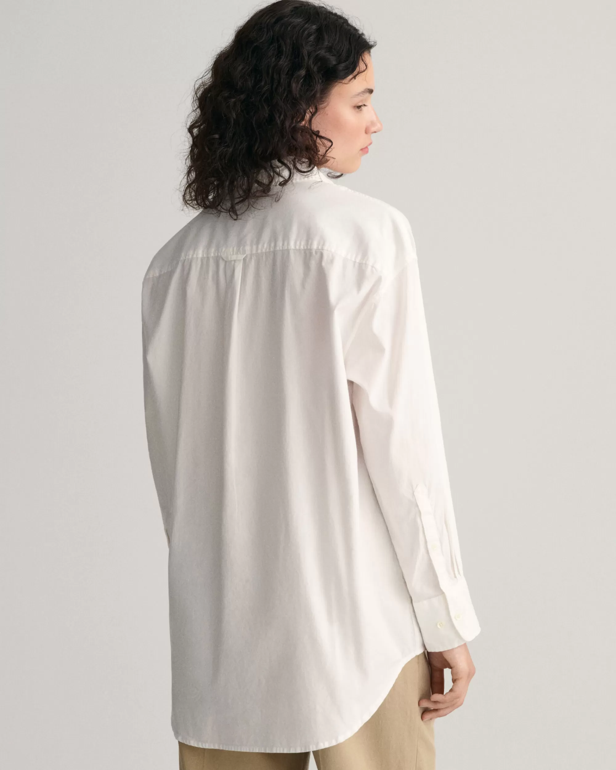 Paidat^GANT Oversized Fit ‑Mitoitettu Luxury-Oxford-Paita Eggshell