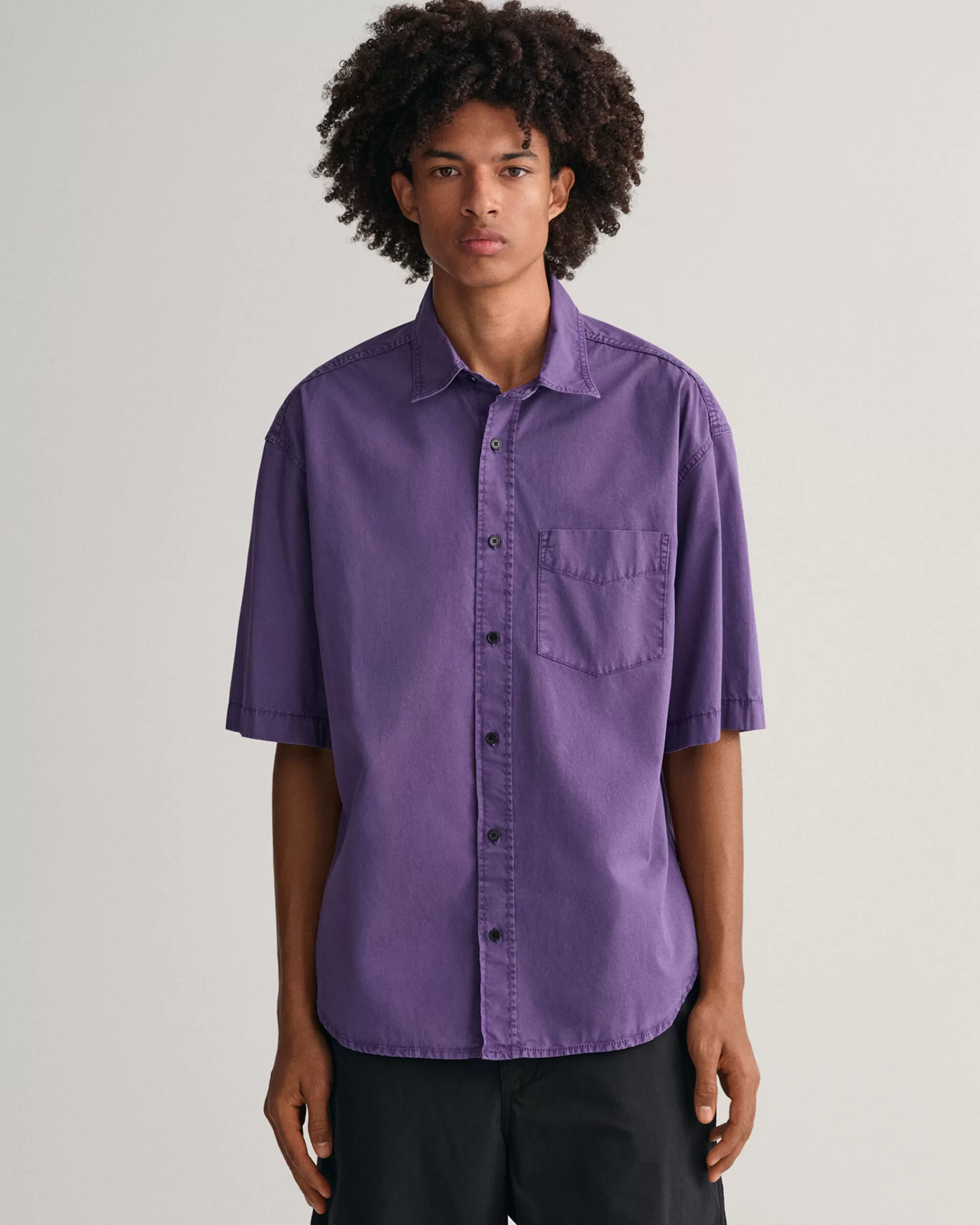 Paidat^GANT Oversized Fit -Mitoitettu Sunfaded-T‑Paita Dark Violet