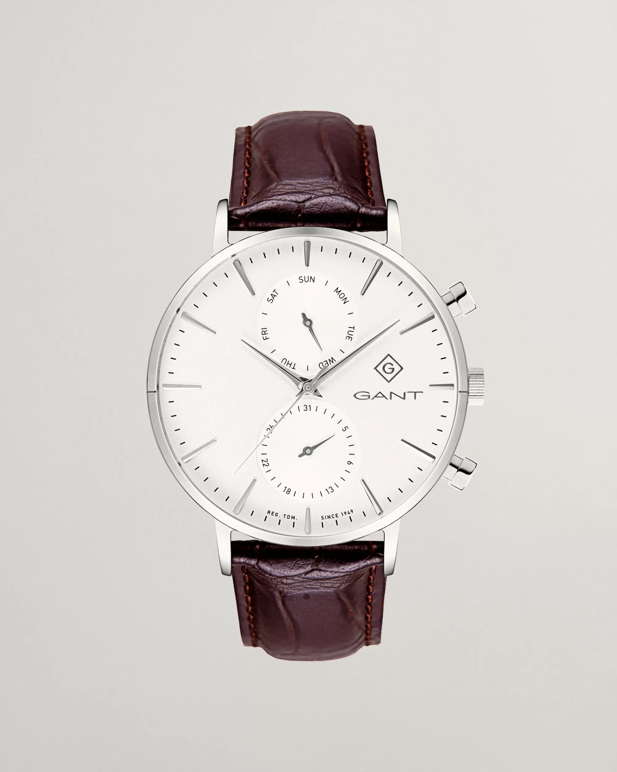 Kellot^GANT Park Hill Day-Date Ii ‑Rannekello White