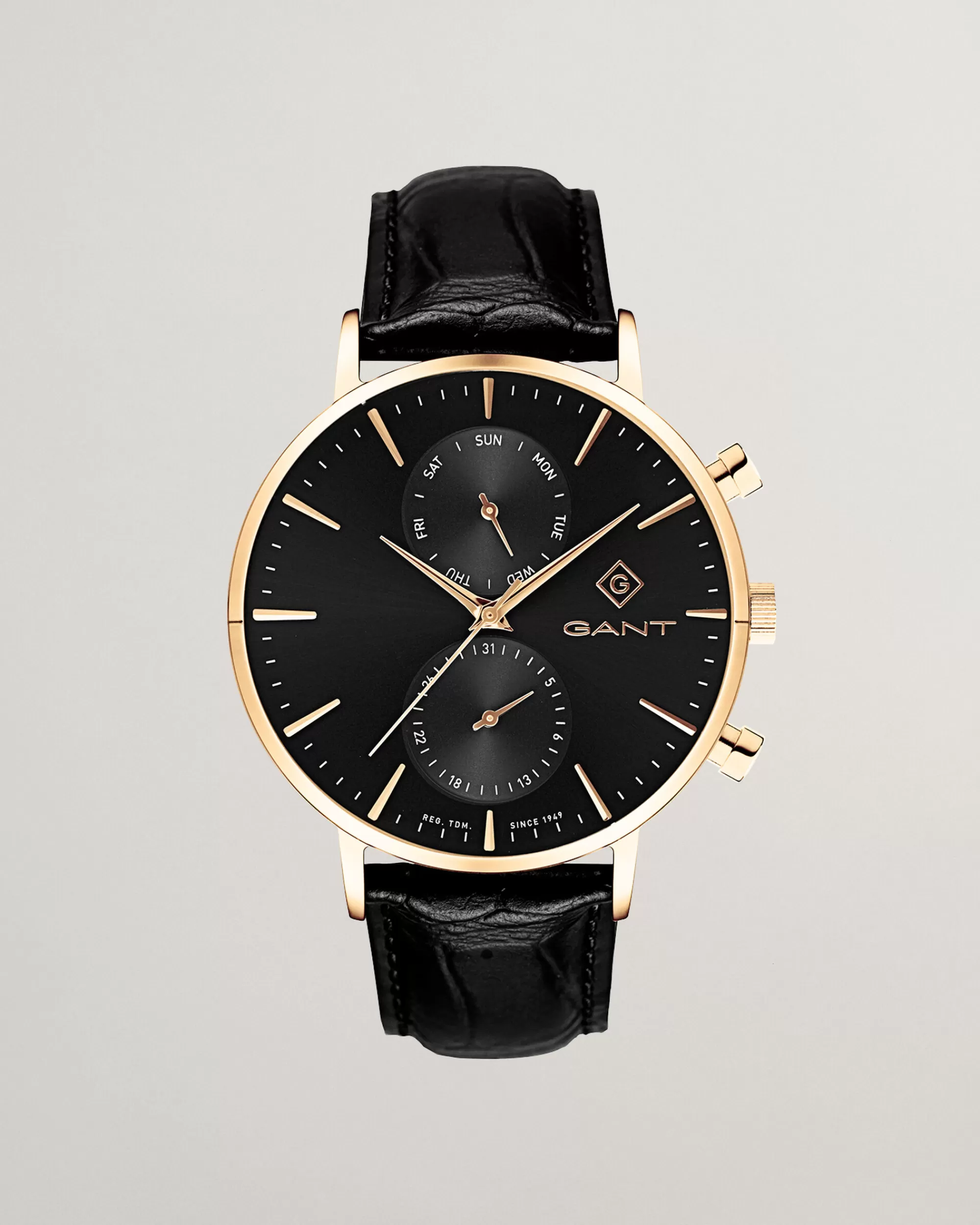 Kellot^GANT Park Hill Day-Date Ii ‑Rannekello Black