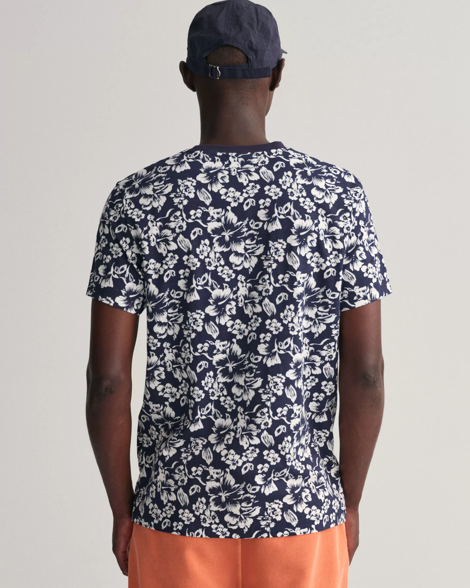 T-Paidat^GANT Printtikuvioitu Floral-T‑Paita Evening Blue