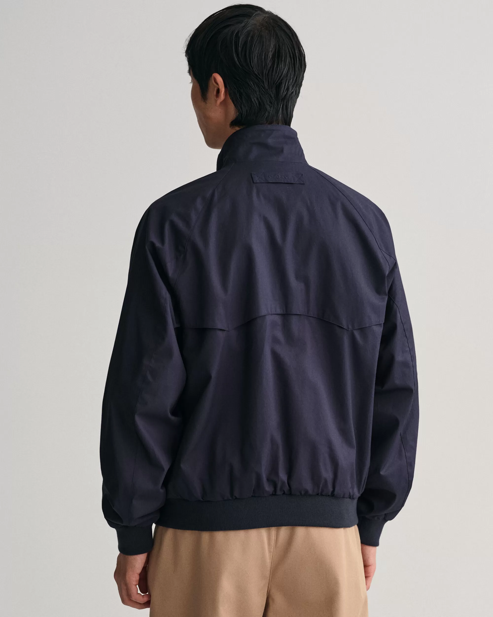 Takit^GANT Puuvillainen Harrington‑Takki Evening Blue