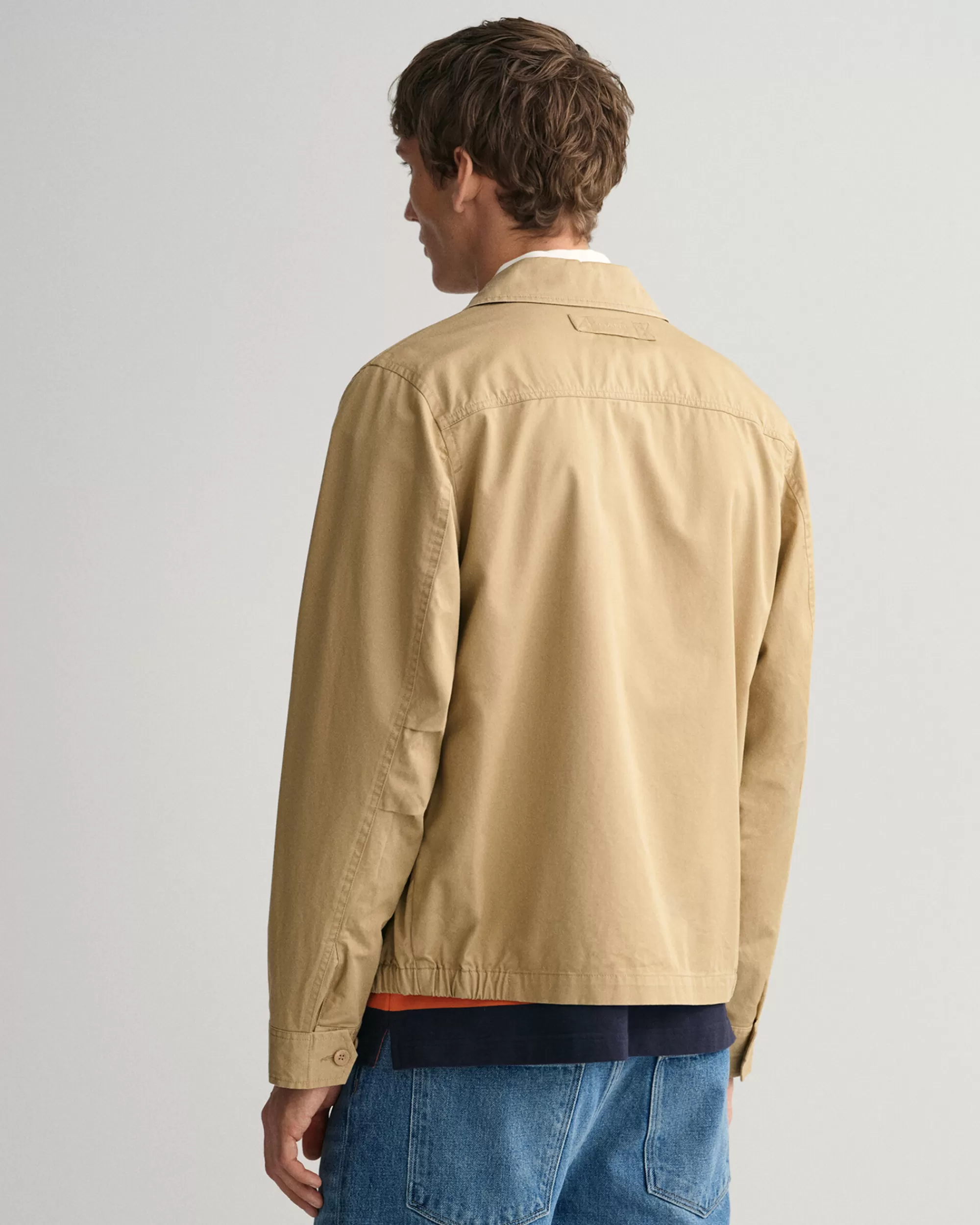 Takit^GANT Puuvillainen Windcheater-Takki Dark Khaki