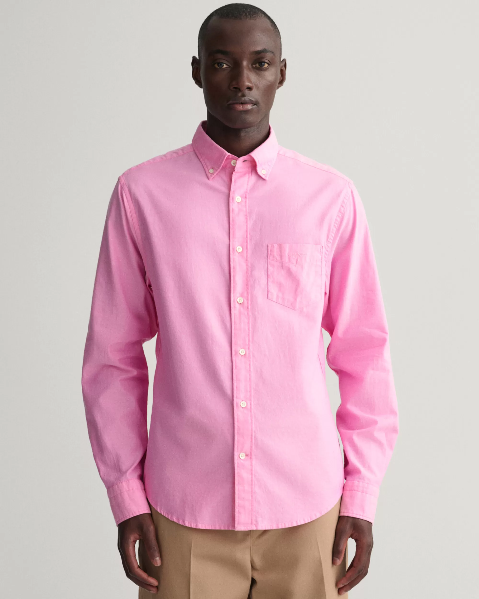 Paidat^GANT Regular Fit ‑Mitoitettu Archive-Oxford-Paita Perky Pink