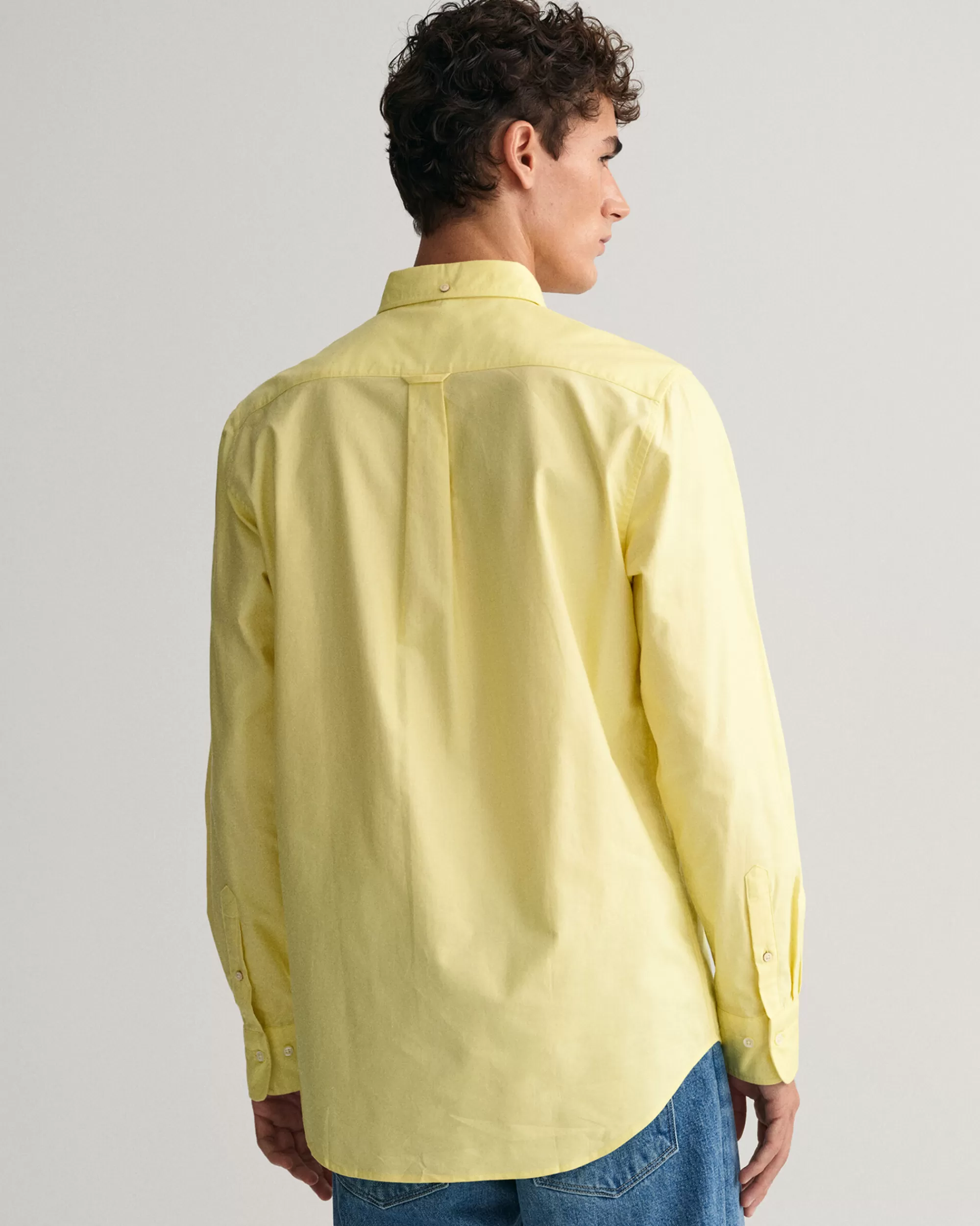 Paidat^GANT Regular Fit ‑Mitoitettu Oxford-Paita Clear Yellow