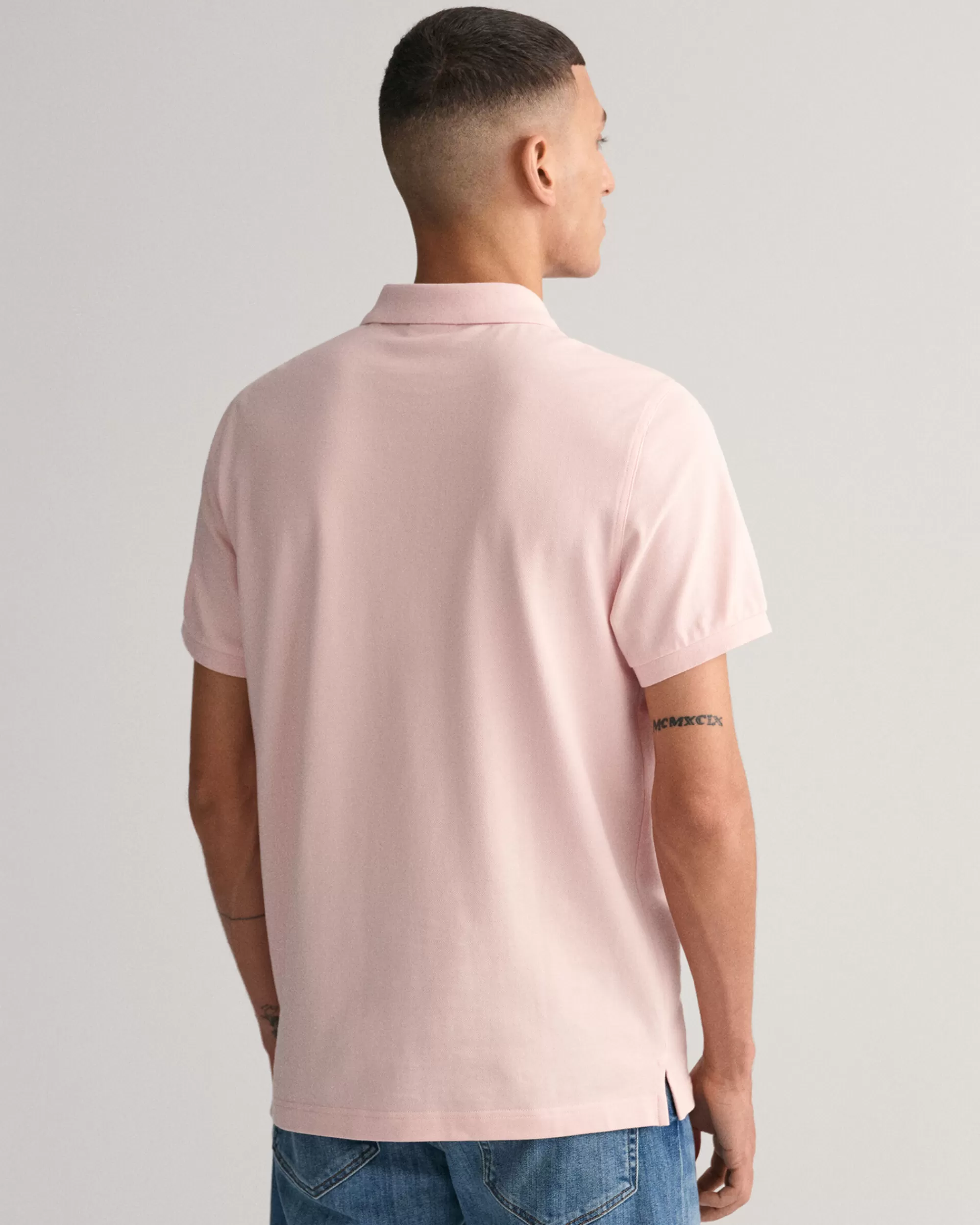 Pikeepaidat^GANT Regular Fit -Mitoitettu Shield-Pikeepaita Faded Pink