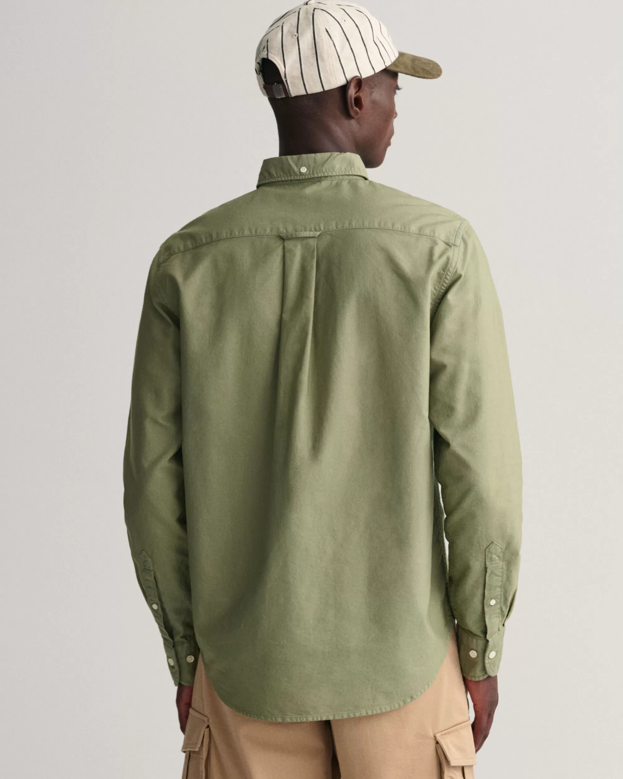 Paidat^GANT Regular Fit ‑Mitoitettu Sunfaded-Oxford-Paita Kalamata Green