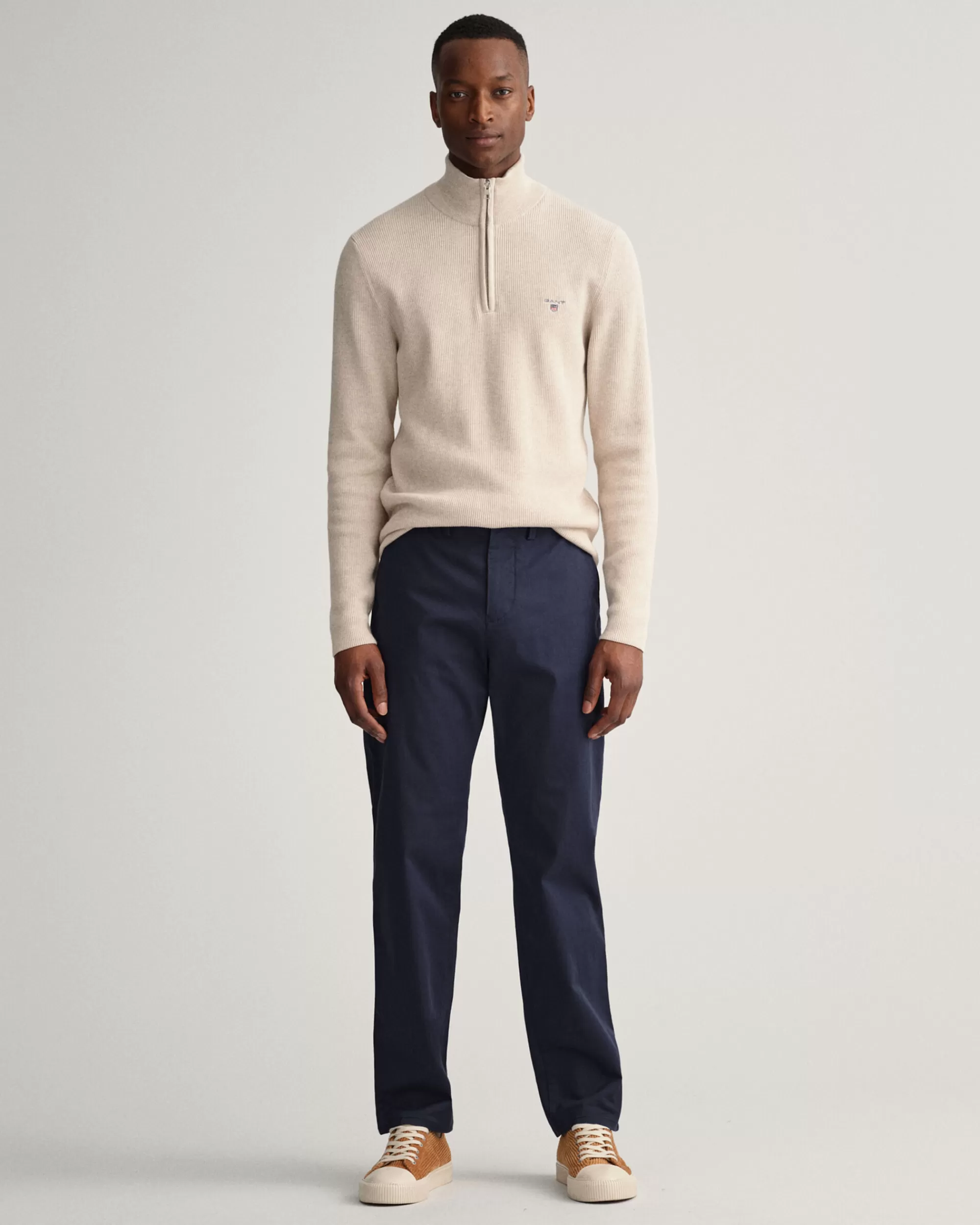 Housut^GANT Regular Fit ‑Mitoitetut Allister-Tvillichinot Marine