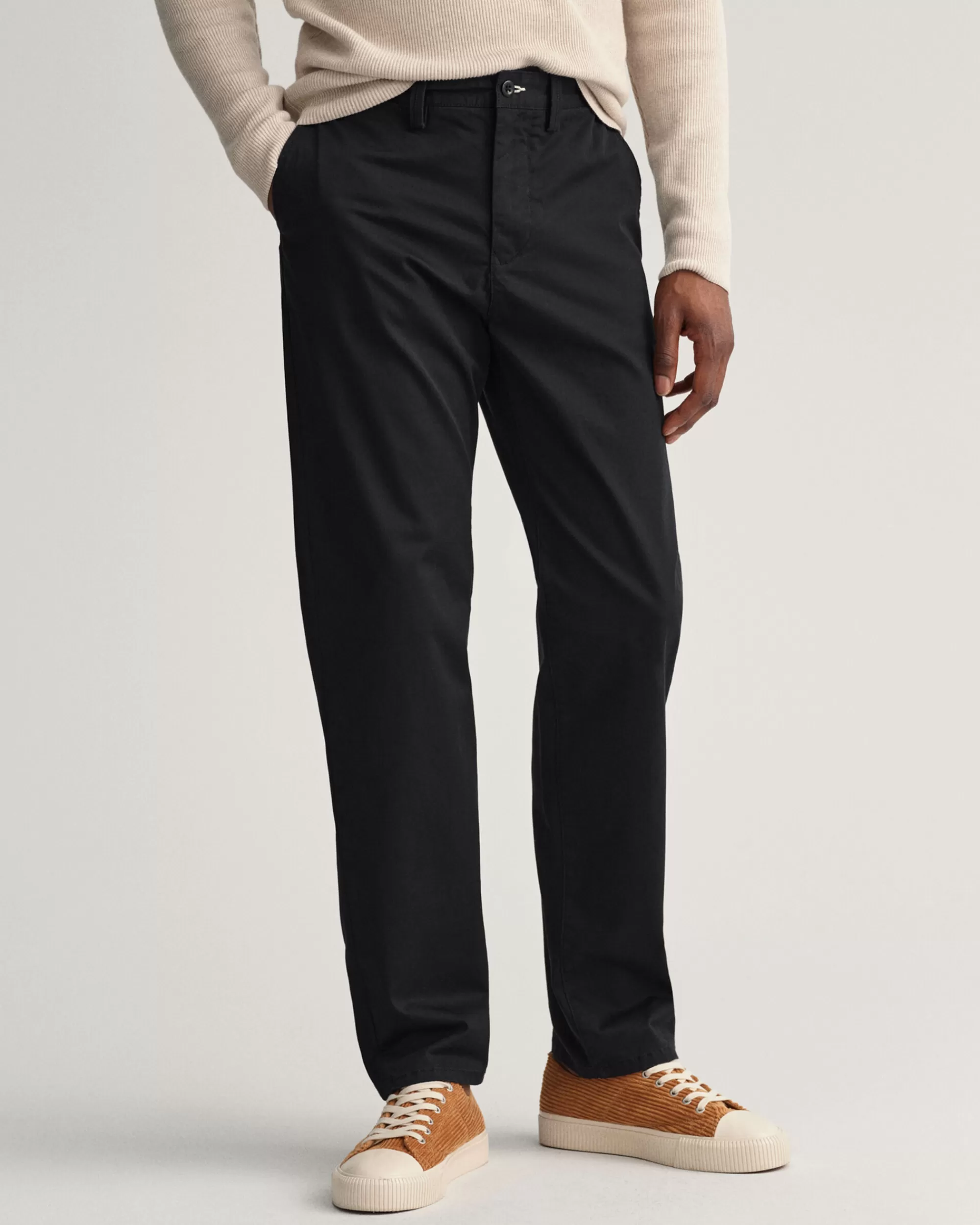 Housut^GANT Regular Fit ‑Mitoitetut Allister-Tvillichinot Black
