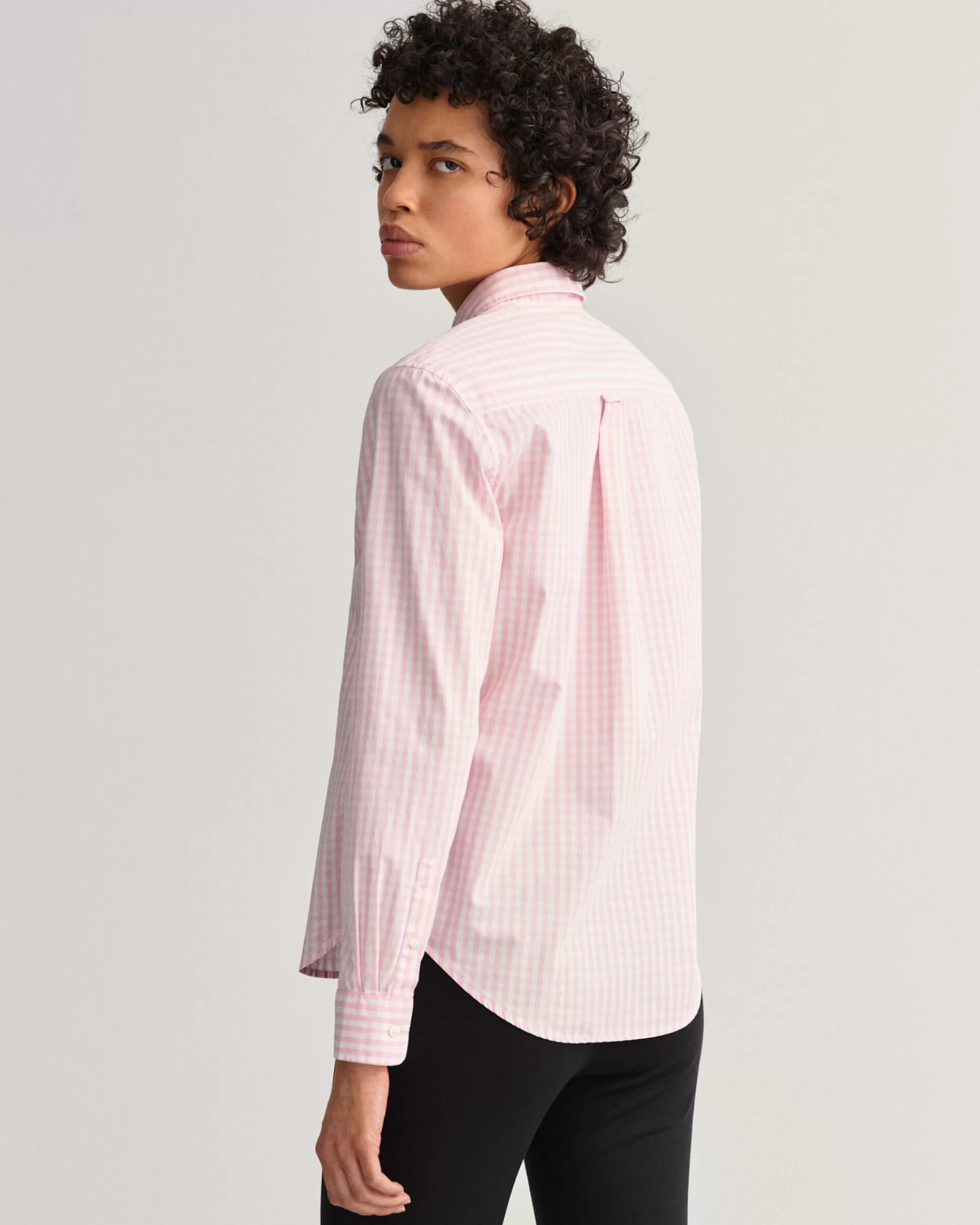 Paidat^GANT Regular Fit ‑Mitoitettu Gingham-Ruutuinen Paita Broadcloth-Kankaasta Preppy Pink