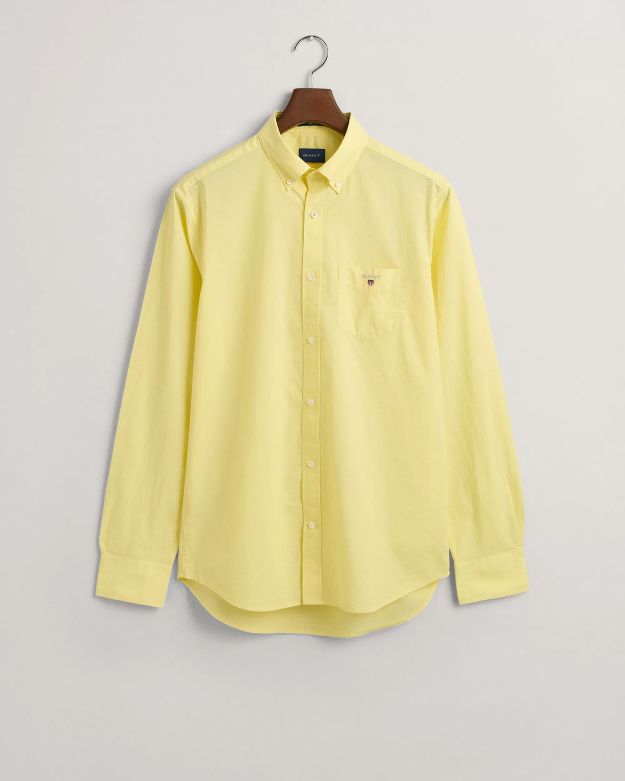 Paidat^GANT Regular Fit ‑Mitoitettu Paita Broadcloth-Kankaasta Lemonade Yellow