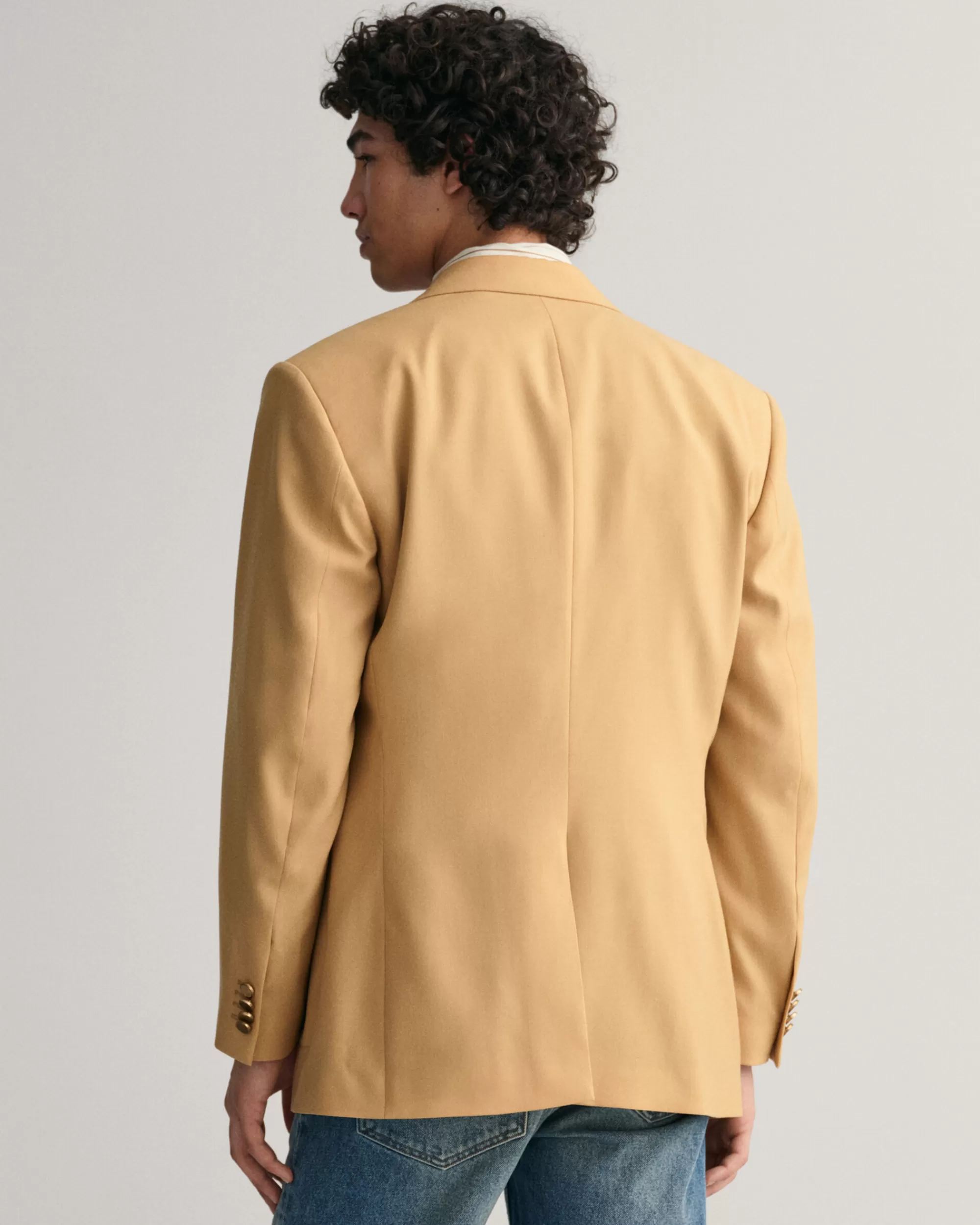 Bleiserit^GANT Relaxed Fit ‑Mitoitettu Club Blazer Golden Khaki