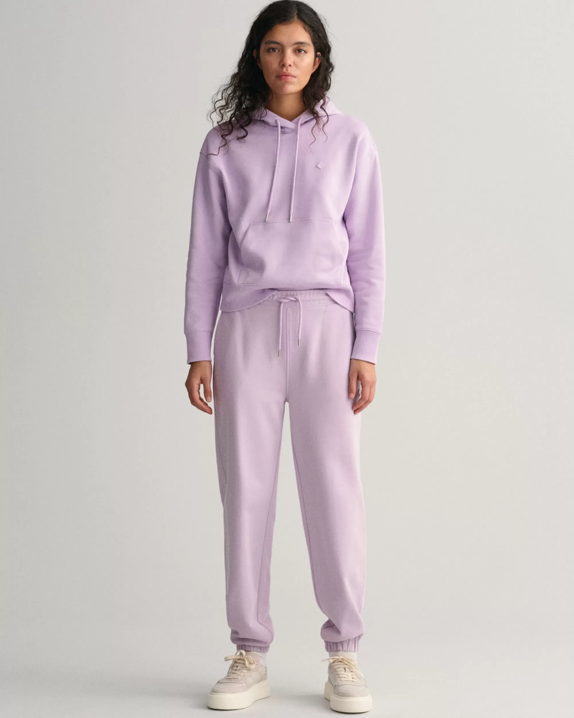 Housut^GANT Relaxed Fit ‑Mitoitetut Icon G Essential ‑Collegehousut Soothing Lilac