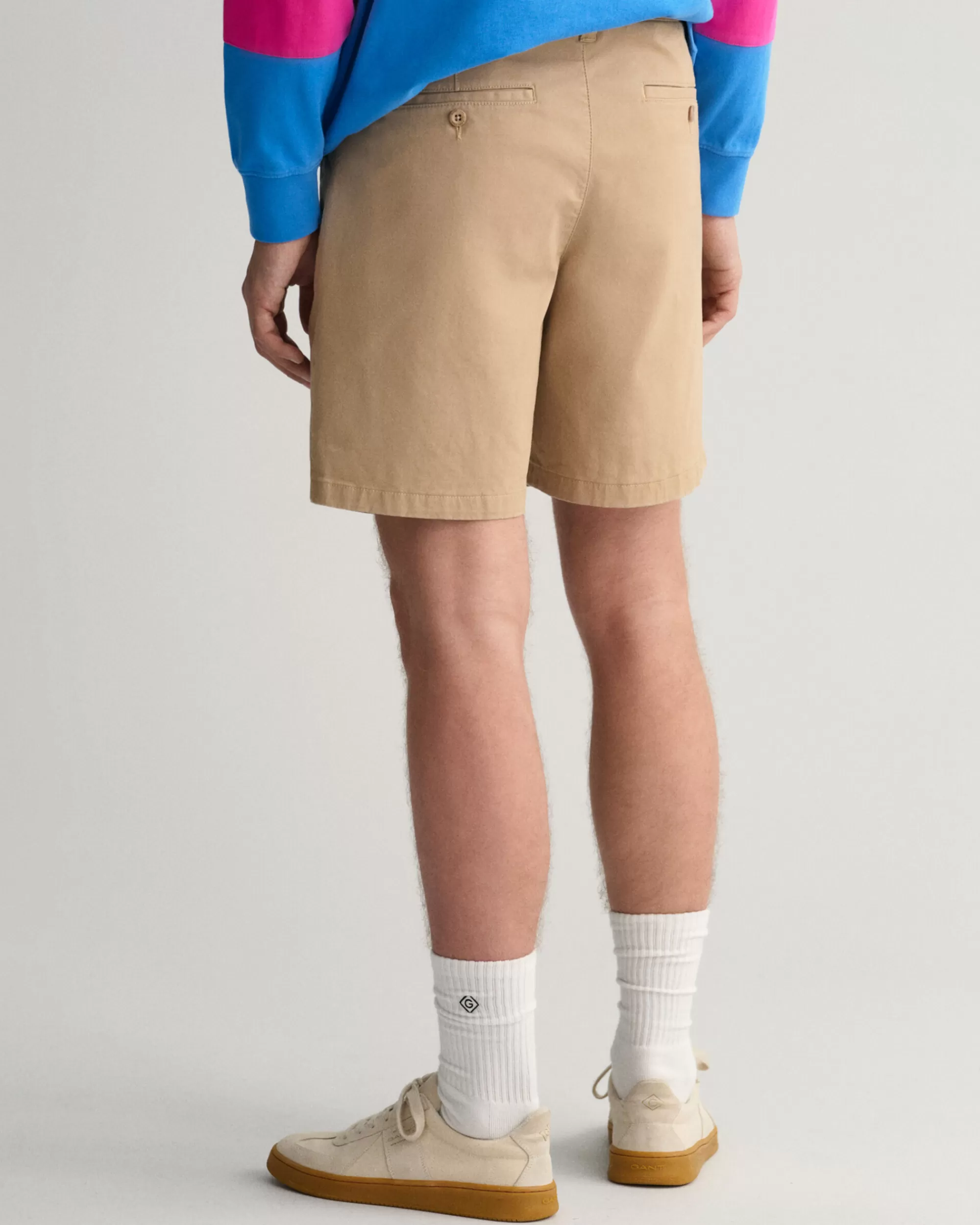 Shortsit^GANT Relaxed Fit ‑Mitoitetut Laskosshortsit Dark Khaki