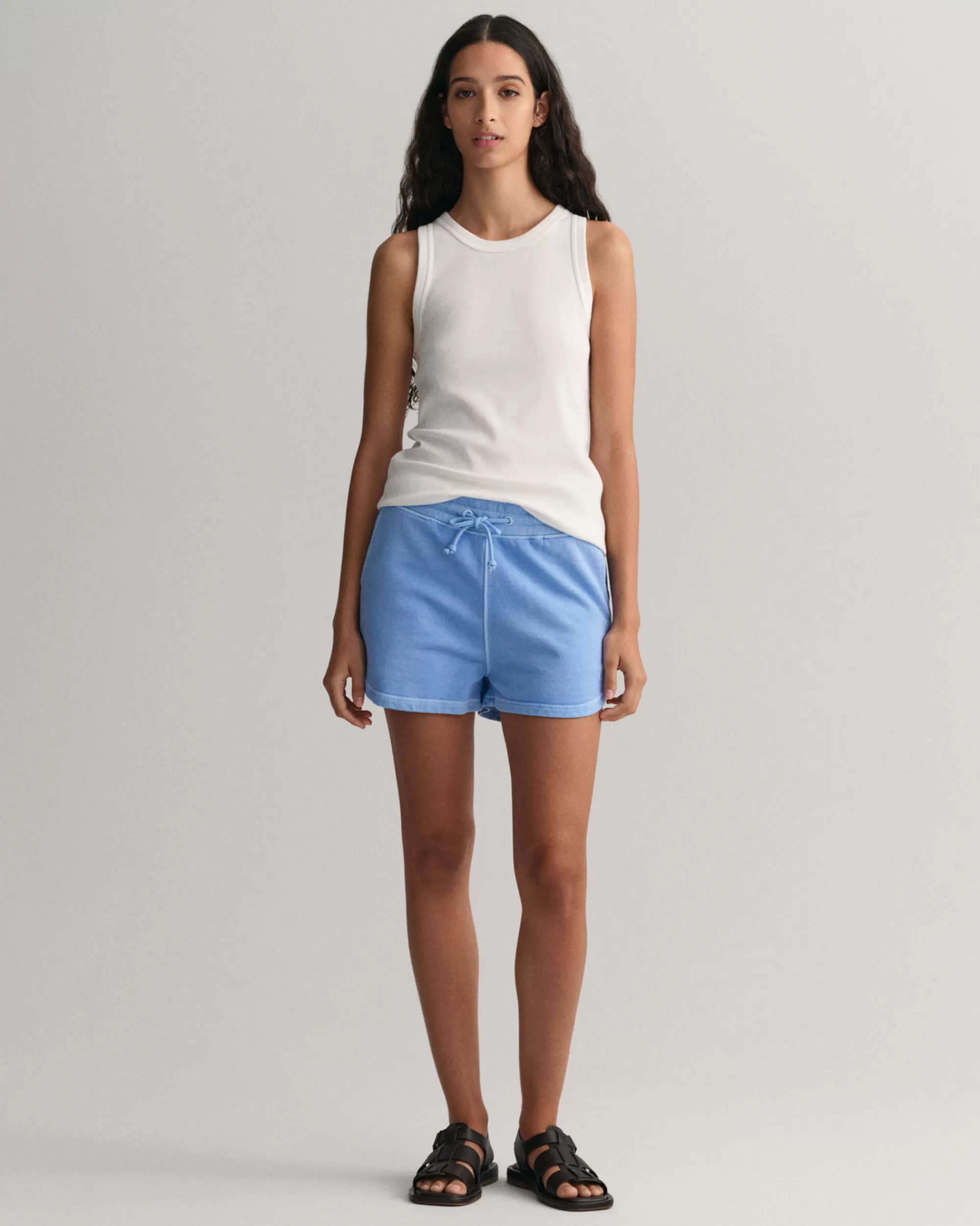 Shortsit^GANT Relaxed Fit ‑Mitoitetut Sunfaded-Shortsit Gentle Blue