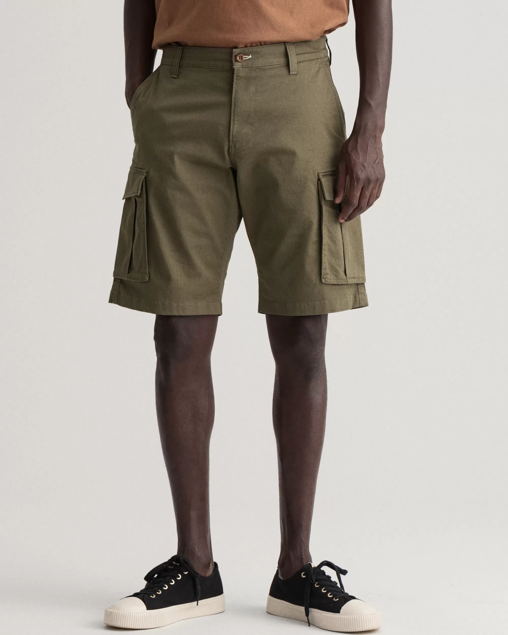 Shortsit^GANT Relaxed Fit ‑Mitoitetut Tvillikankaiset Reisitaskushortsit Racing Green