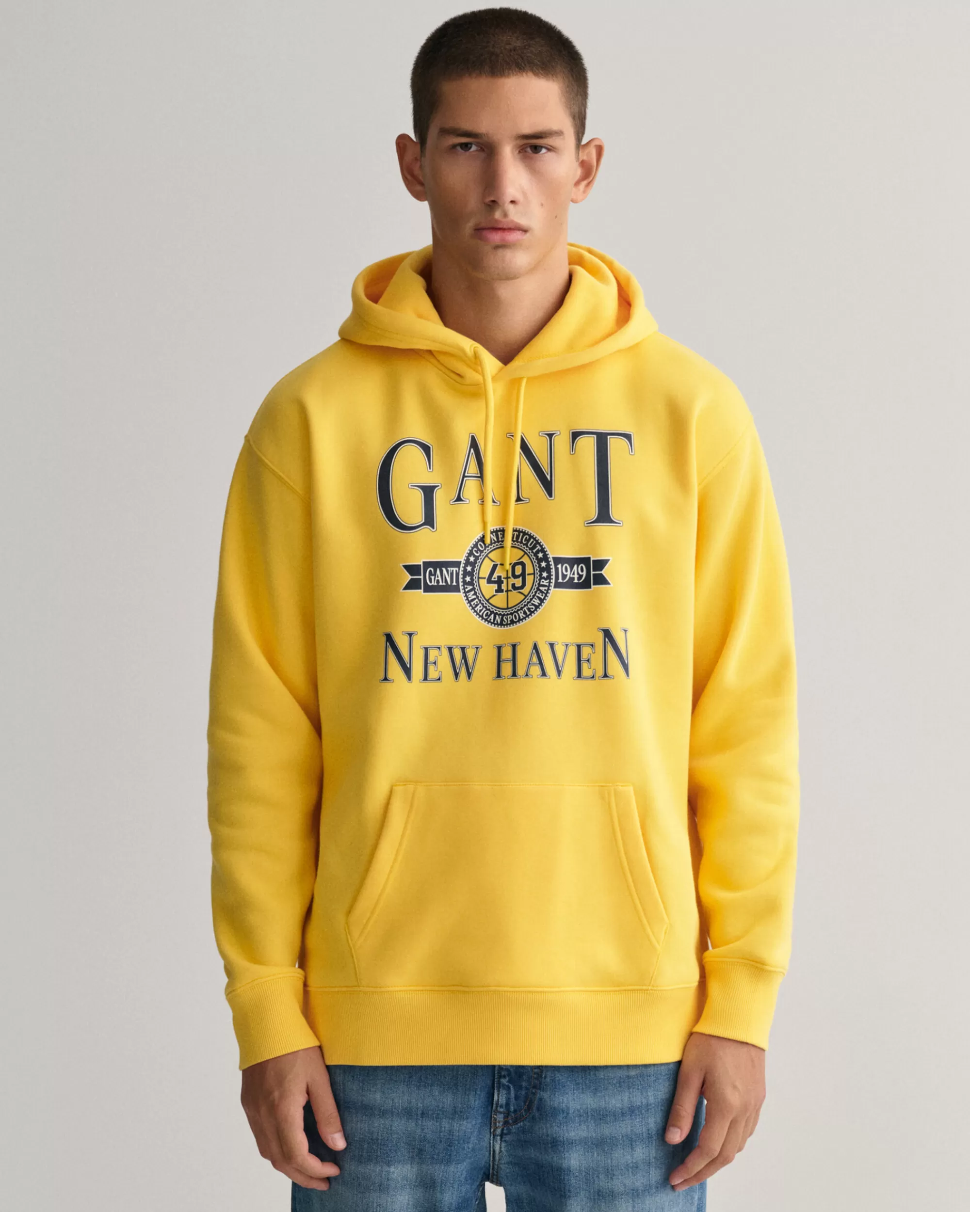 Hupparit & Collegepaidat^GANT Retro Crest -Huppari Warm Yellow