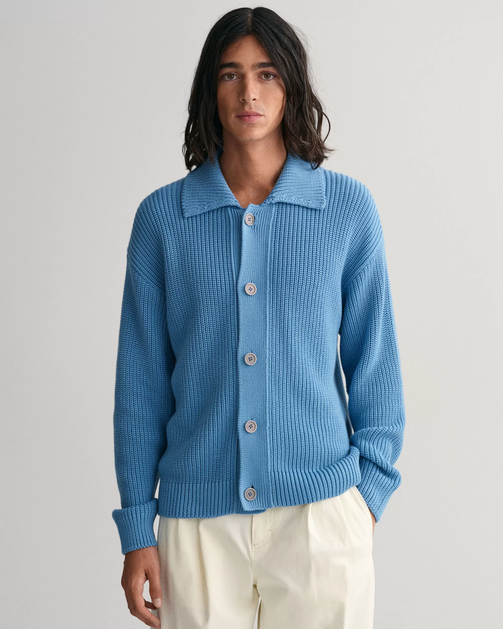 Neuleet^GANT Ribbineuletakki Gentle Blue