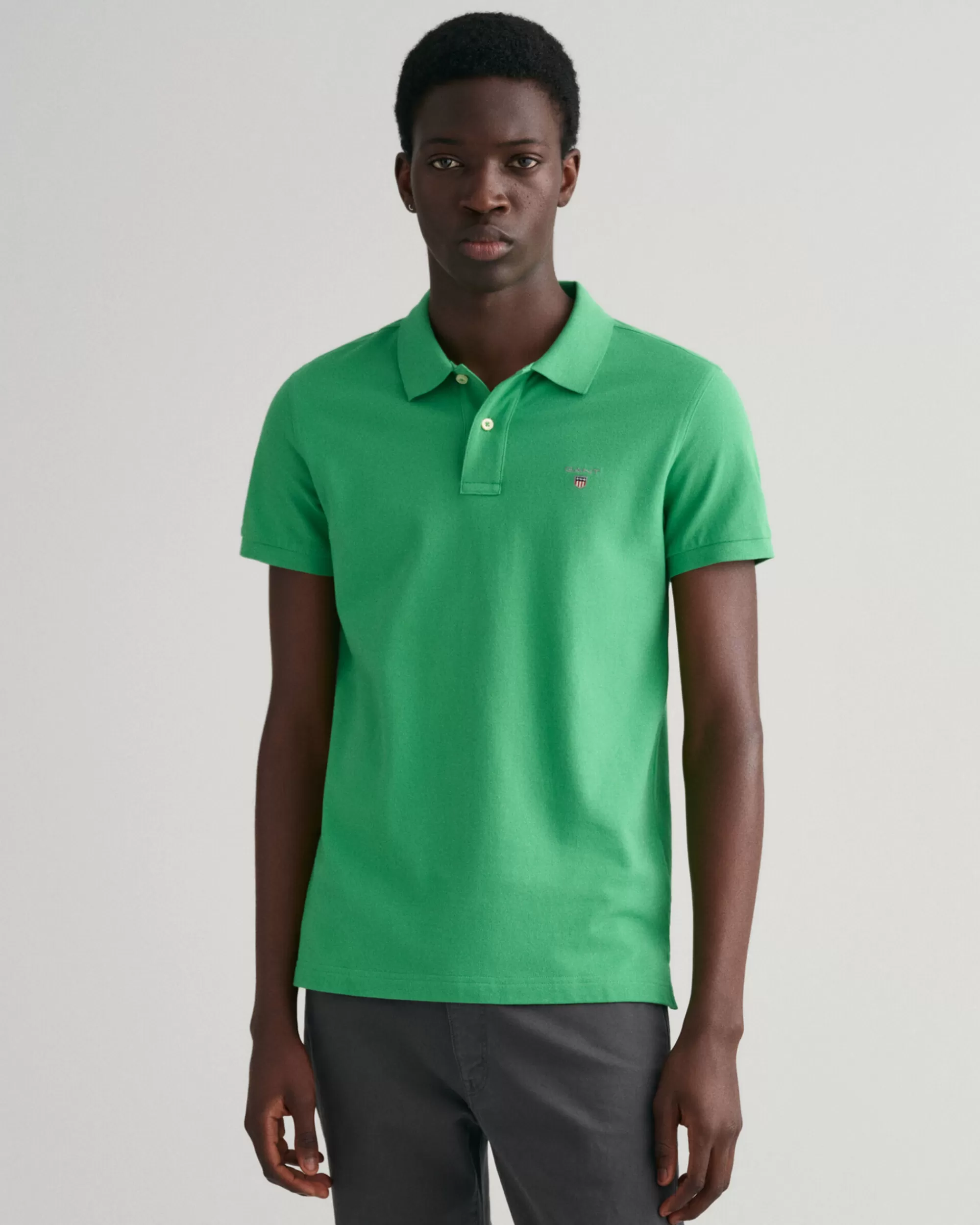 Pikeepaidat^GANT Slim Fit ‑Mitoitettu Original-Pikeepaita Mid Green