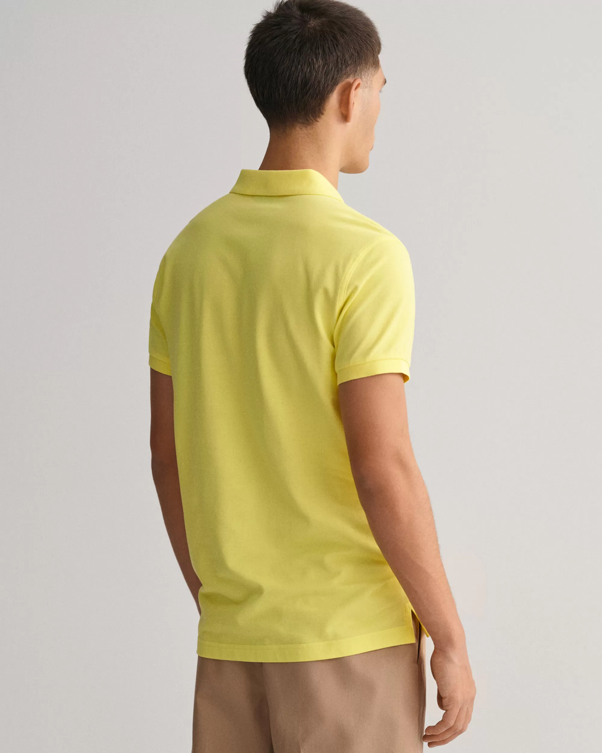 Pikeepaidat^GANT Slim Fit ‑Mitoitettu Original-Pikeepaita Clear Yellow