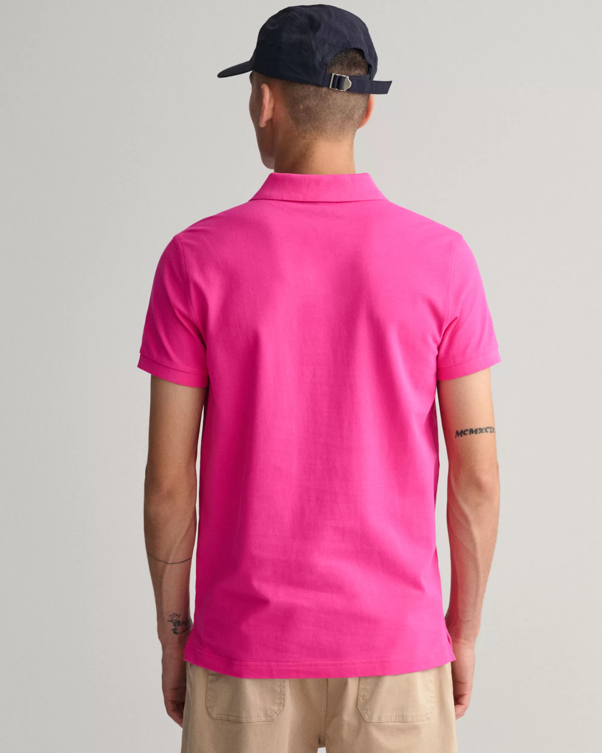 Pikeepaidat^GANT Slim Fit ‑Mitoitettu Original-Pikeepaita Hyper Pink