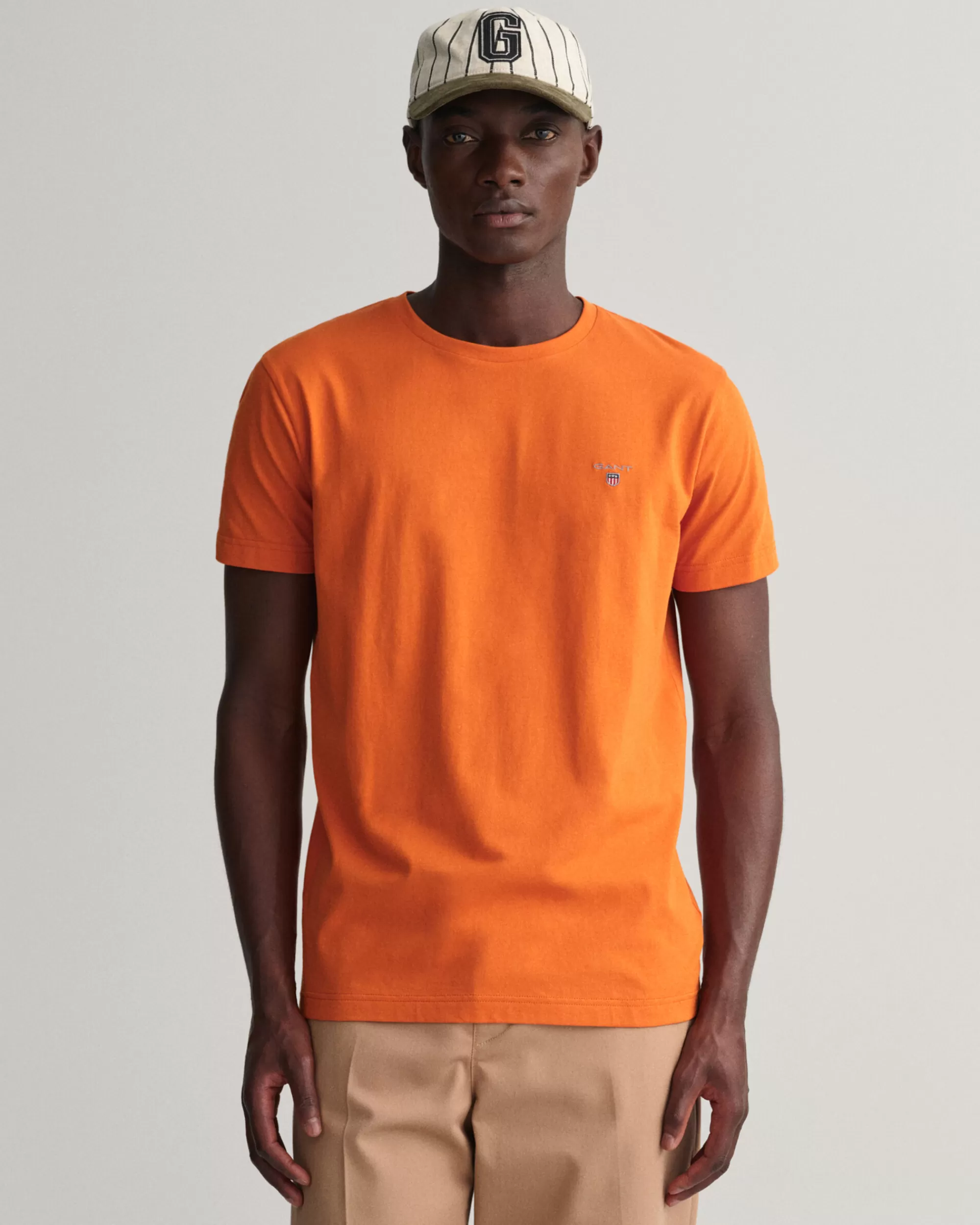 T-Paidat^GANT Slim Fit ‑Mitoitettu Original-T‑Paita Pumpkin Orange