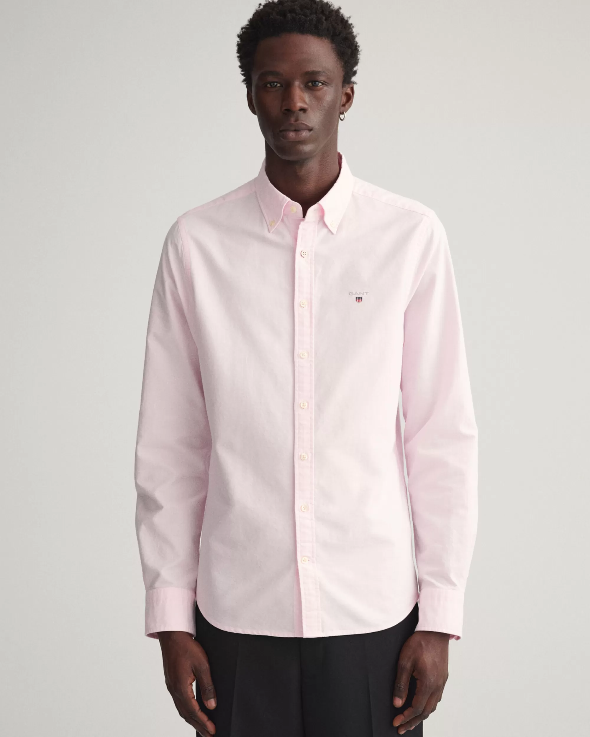 Paidat^GANT Slim Fit ‑Mitoitettu Oxford-Paita Light Pink