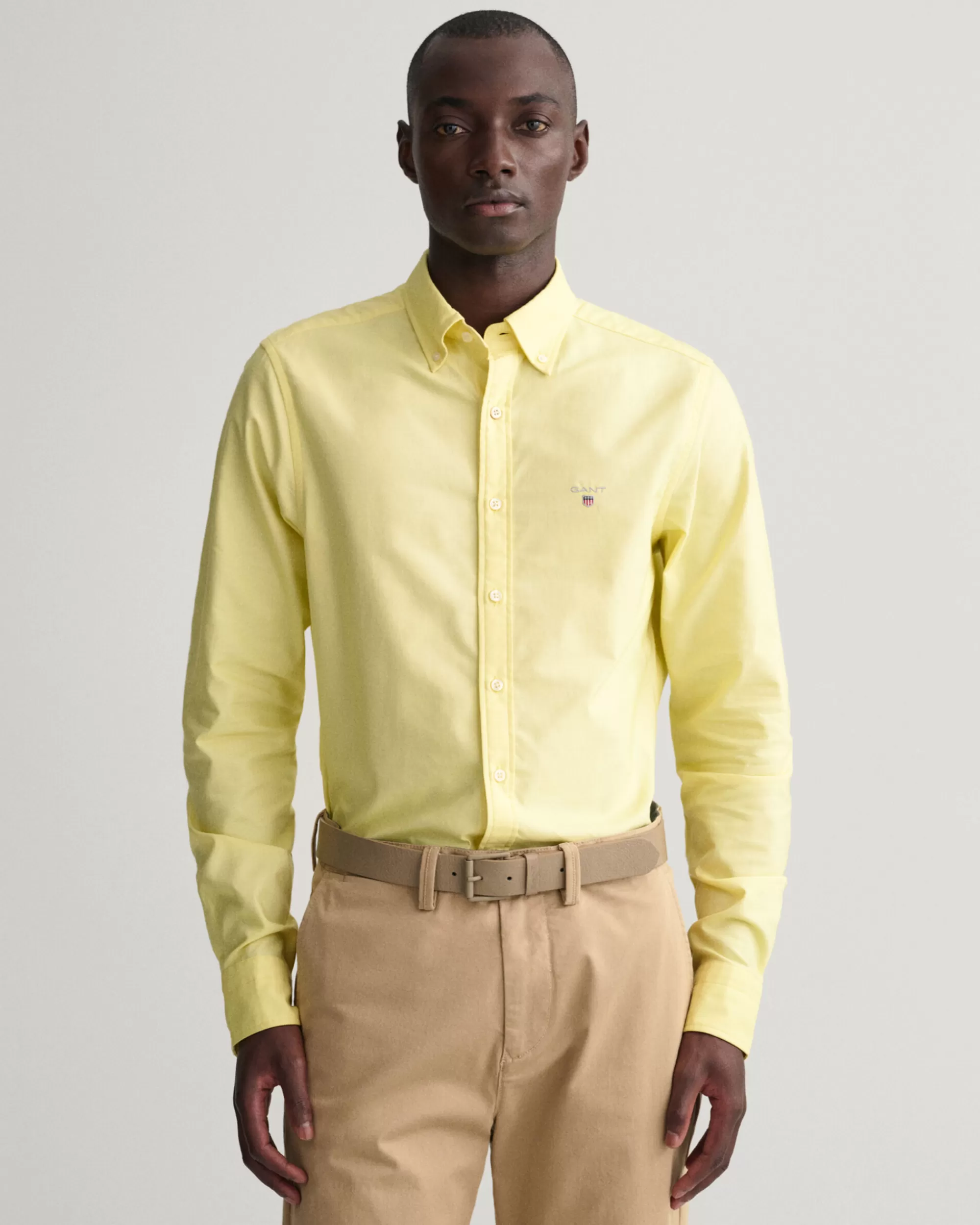 Paidat^GANT Slim Fit ‑Mitoitettu Oxford-Paita Clear Yellow