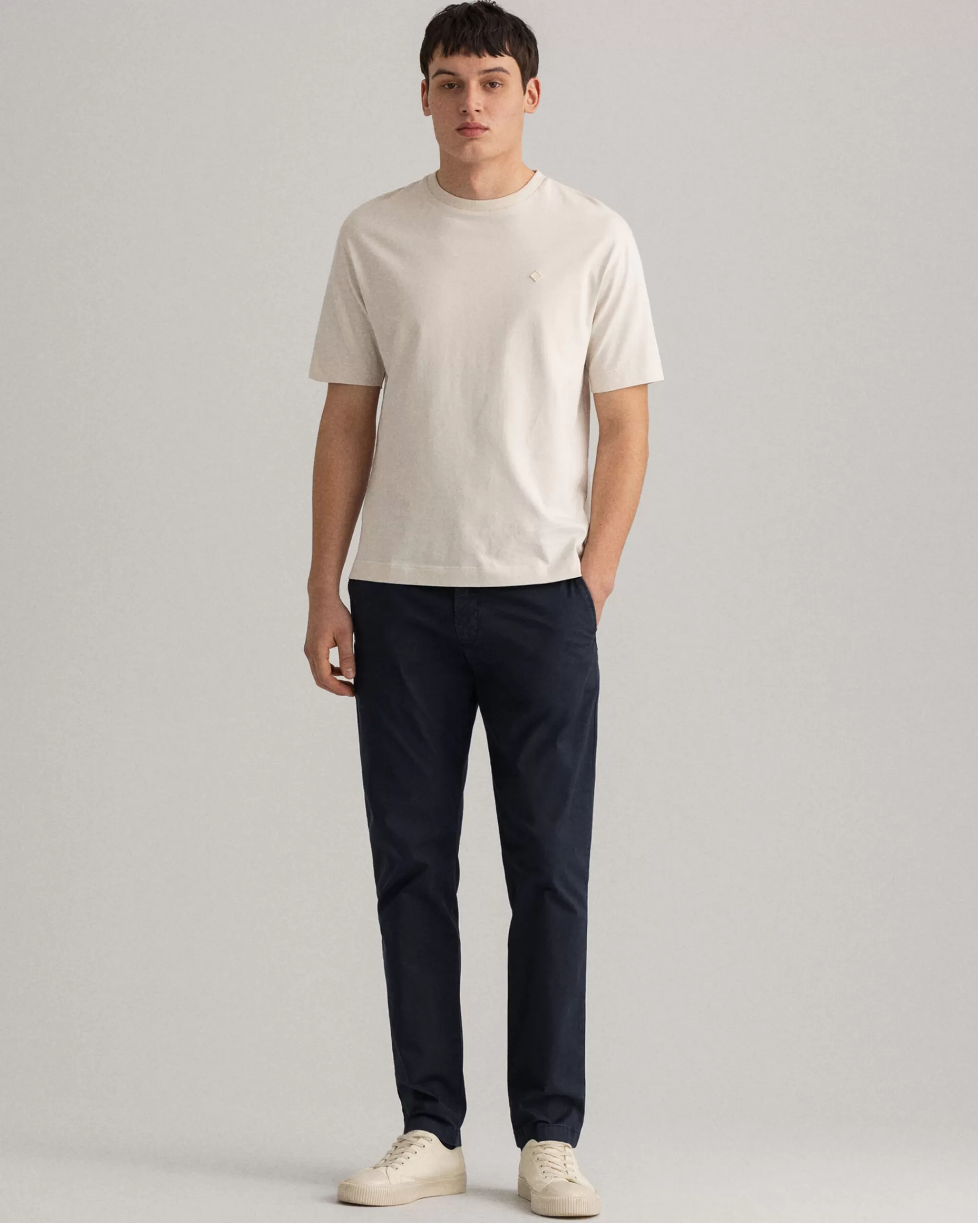 Housut^GANT Slim Fit ‑Mitoitetut Hallden Sunfaded ‑Chinot Marine