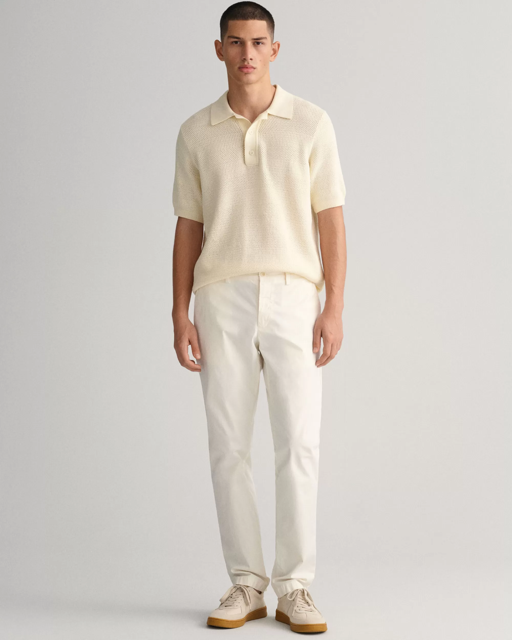 Housut^GANT Slim Fit ‑Mitoitetut Hallden Sunfaded ‑Chinot Cream