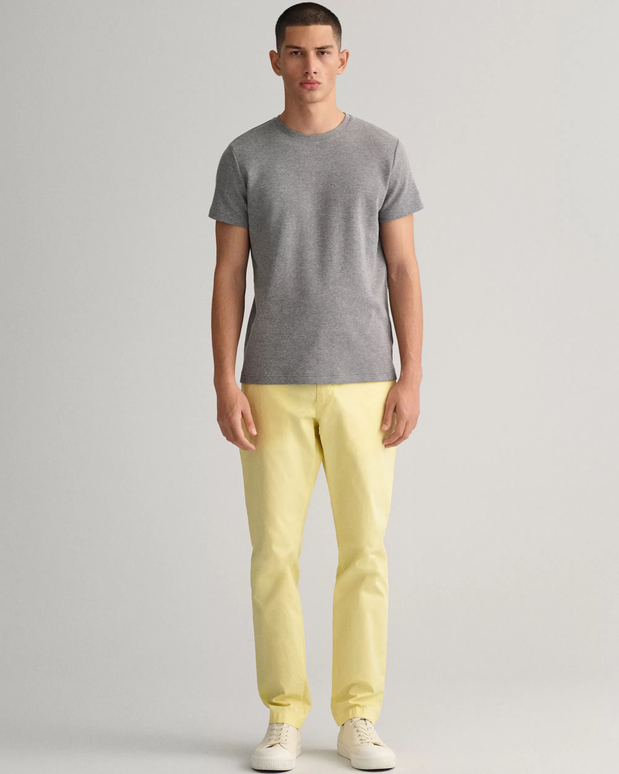 Housut^GANT Slim Fit ‑Mitoitetut Hallden Sunfaded ‑Chinot Lemonade Yellow